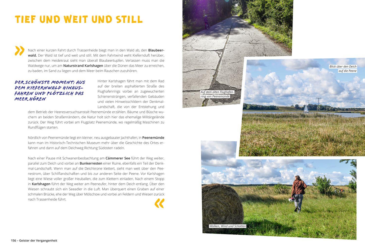 Beispielinhalt (Bild) DUMONT Radelzeit an der Ostsee in Mecklenburg-Vorpommern