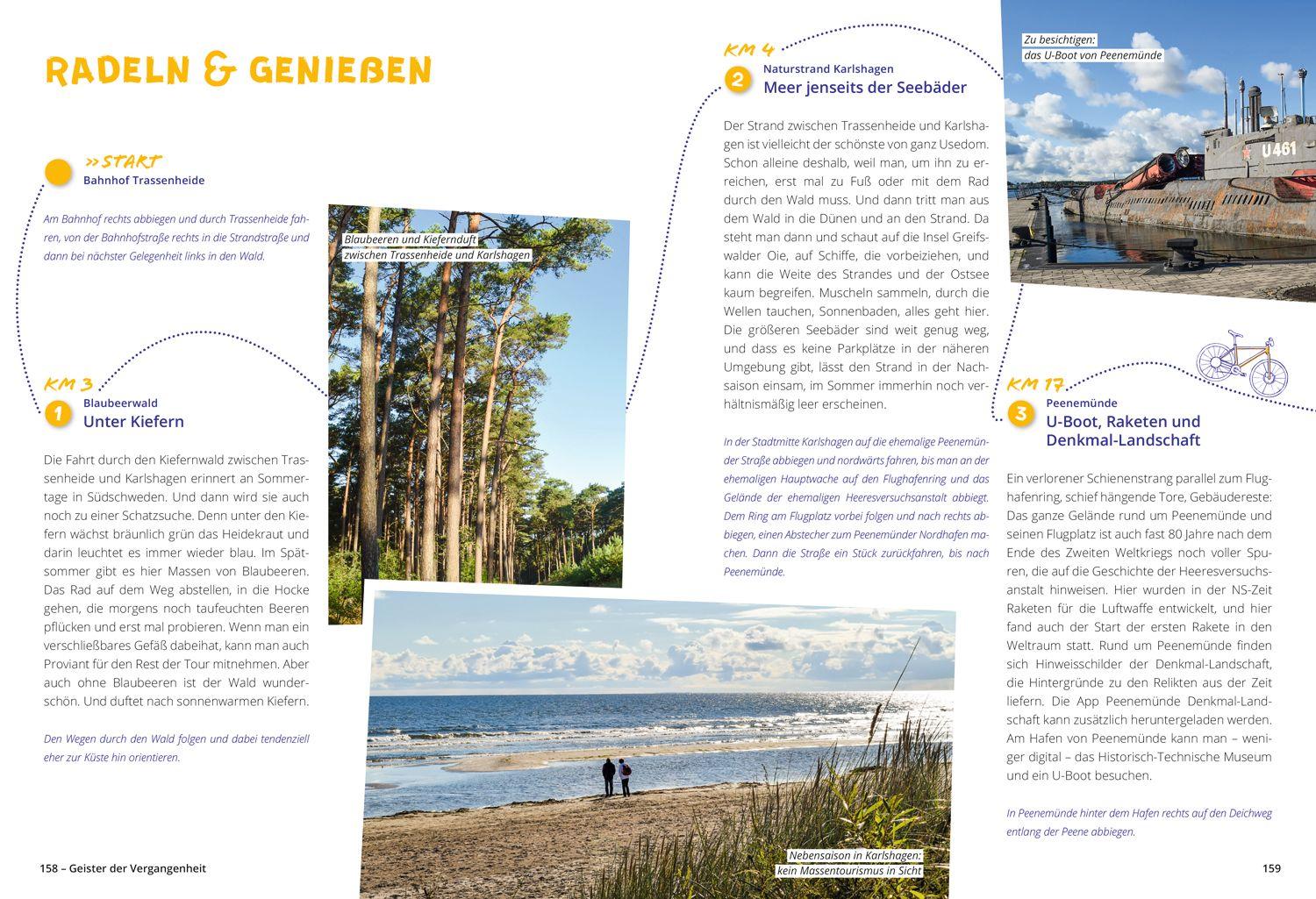 Beispielinhalt (Bild) DUMONT Radelzeit an der Ostsee in Mecklenburg-Vorpommern