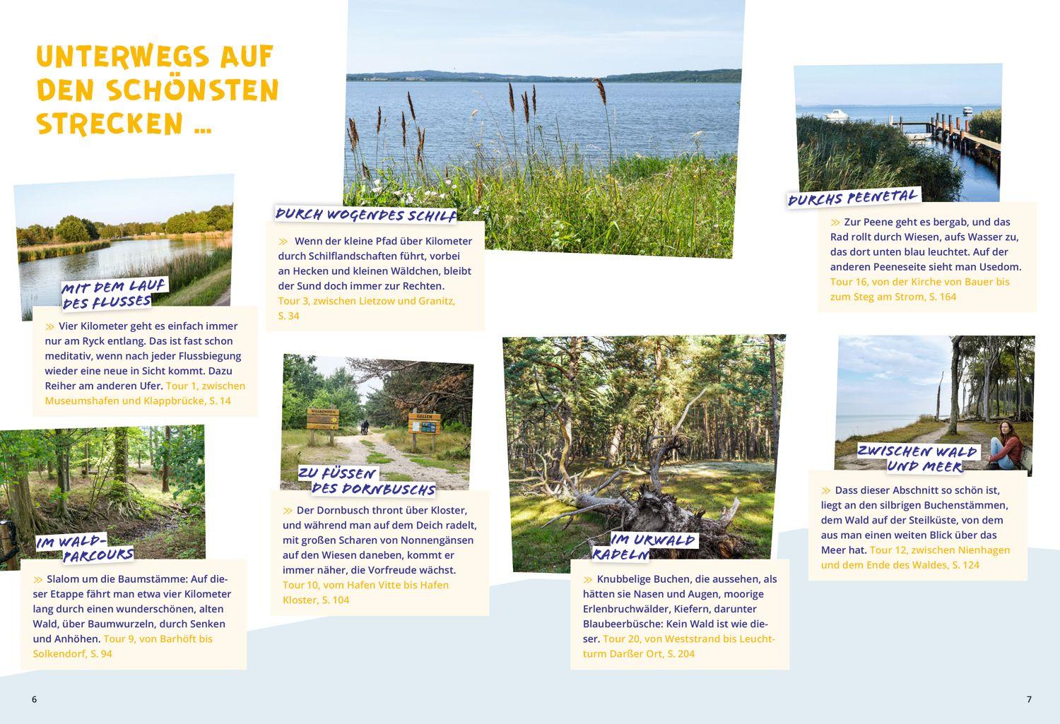 Beispielinhalt (Bild) DUMONT Radelzeit an der Ostsee in Mecklenburg-Vorpommern