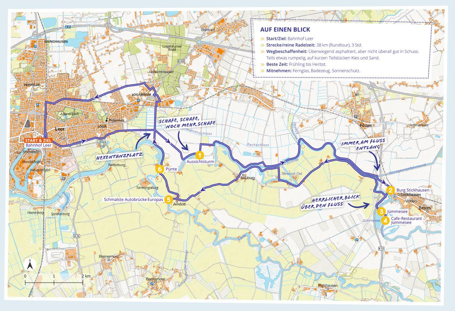 Beispielinhalt (Bild) DUMONT Radelzeit in Ostfriesland