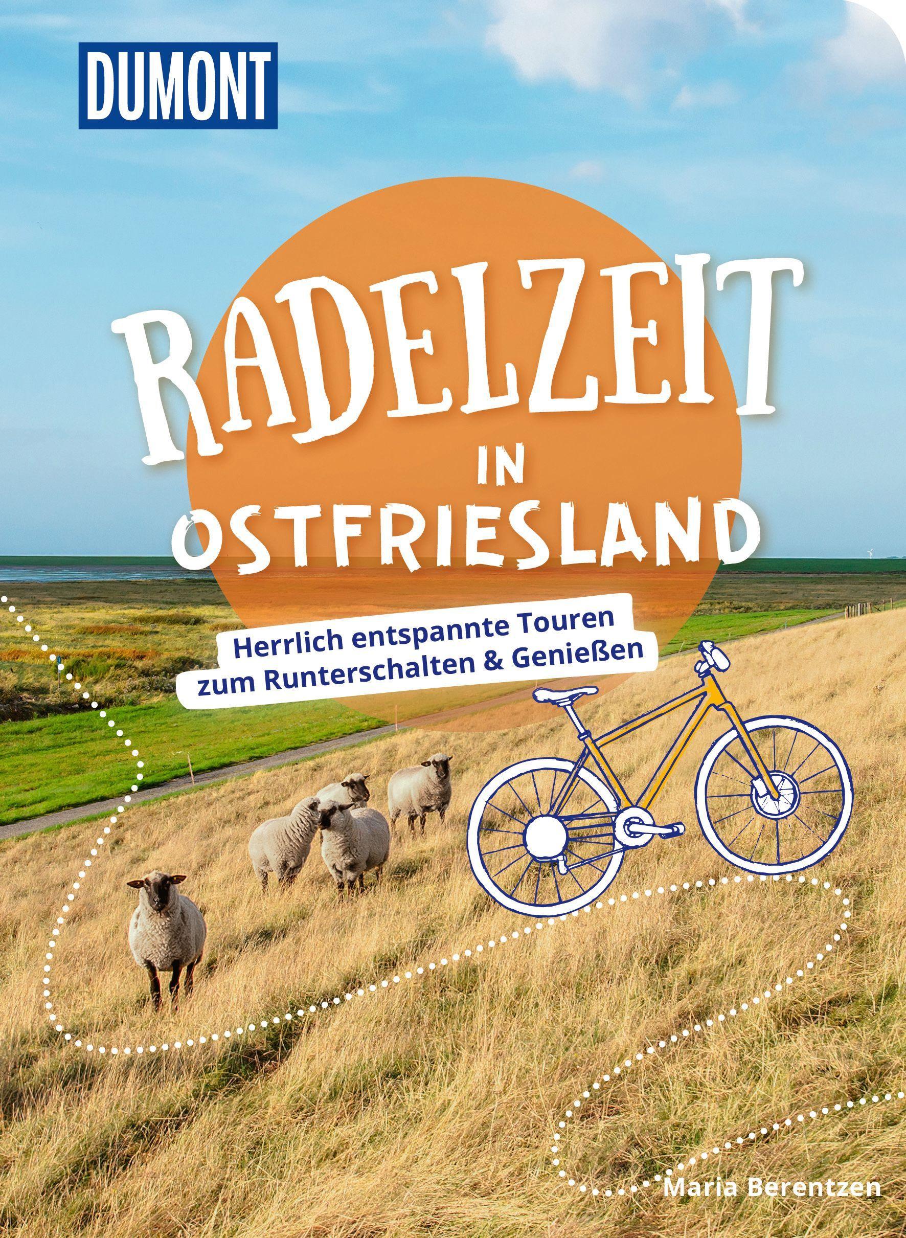 Vorderes Coverbild DUMONT Radelzeit in Ostfriesland