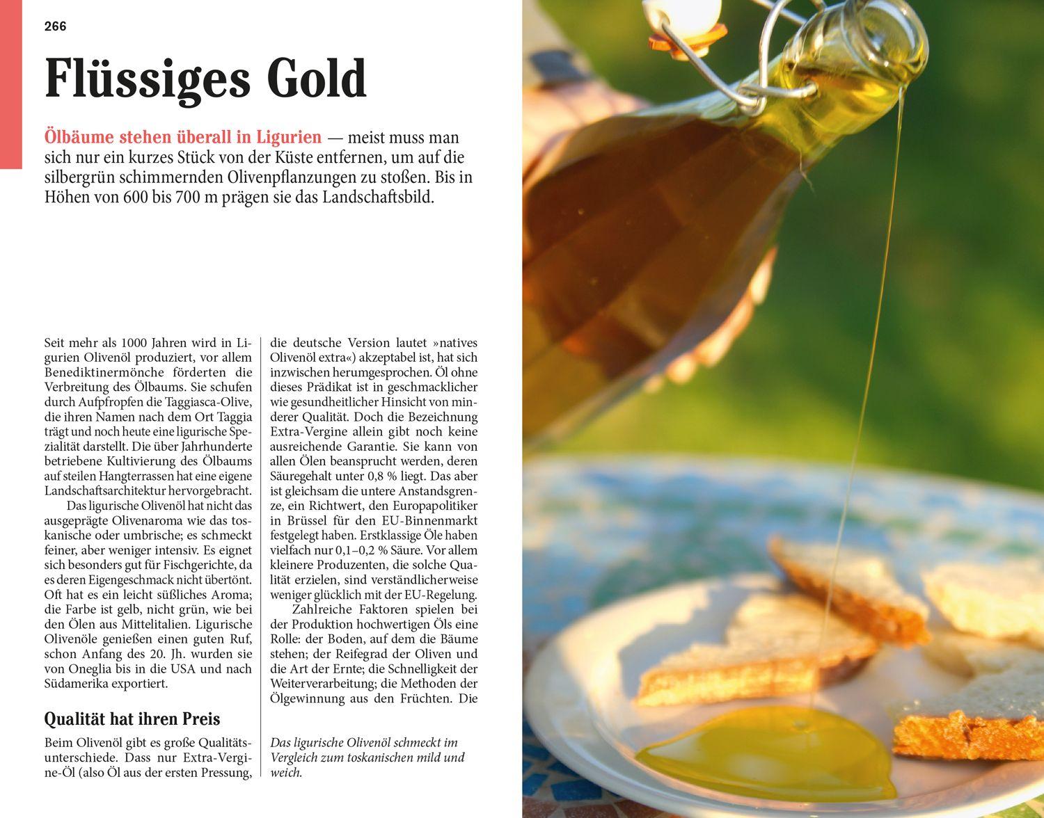 Beispielinhalt (Bild) DUMONT Reise-Taschenbuch Reiseführer Ligurien, Italienische Riviera, Cinque Terre