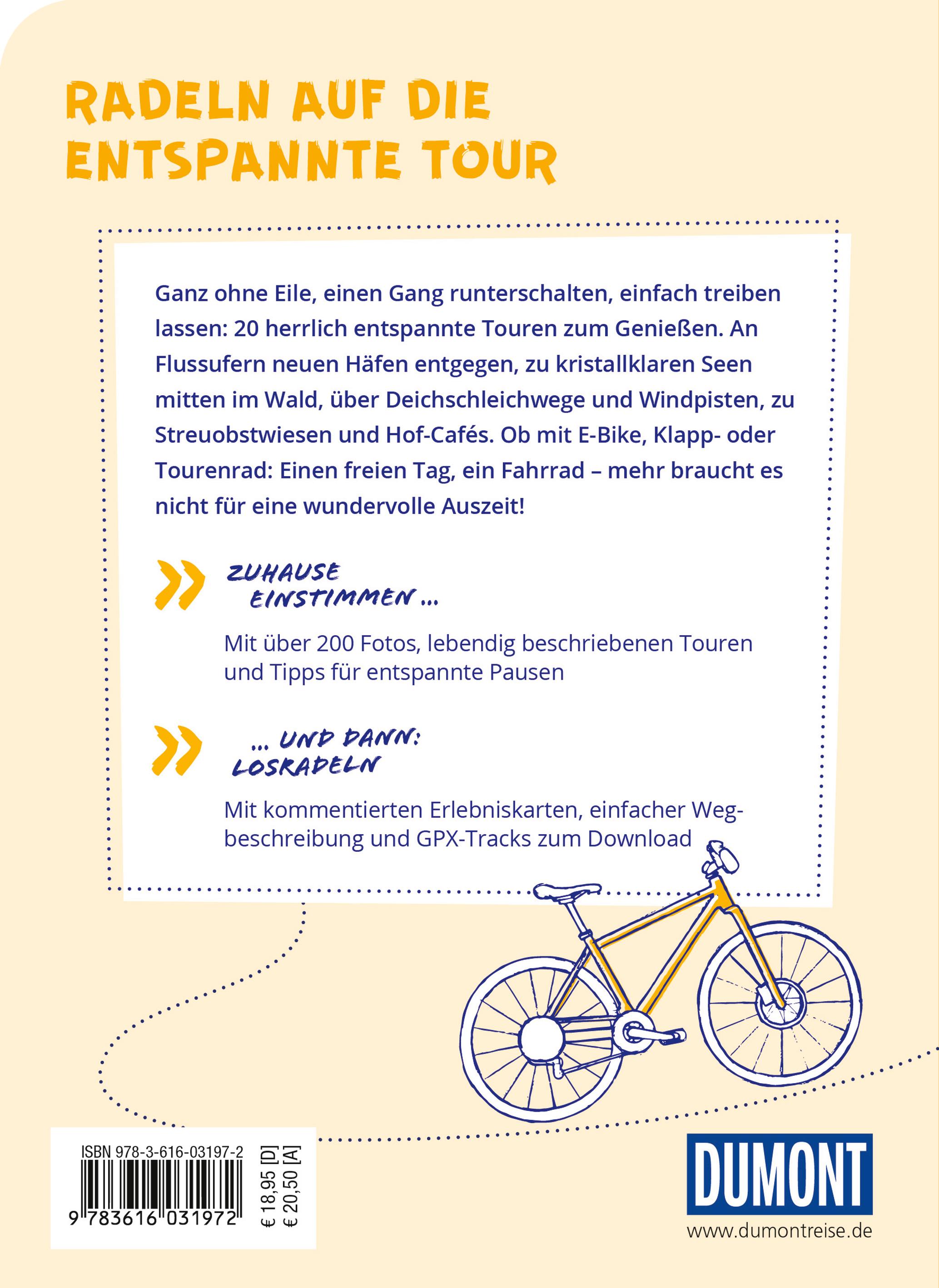 Rückseitencover DUMONT Radelzeit in und um Hamburg