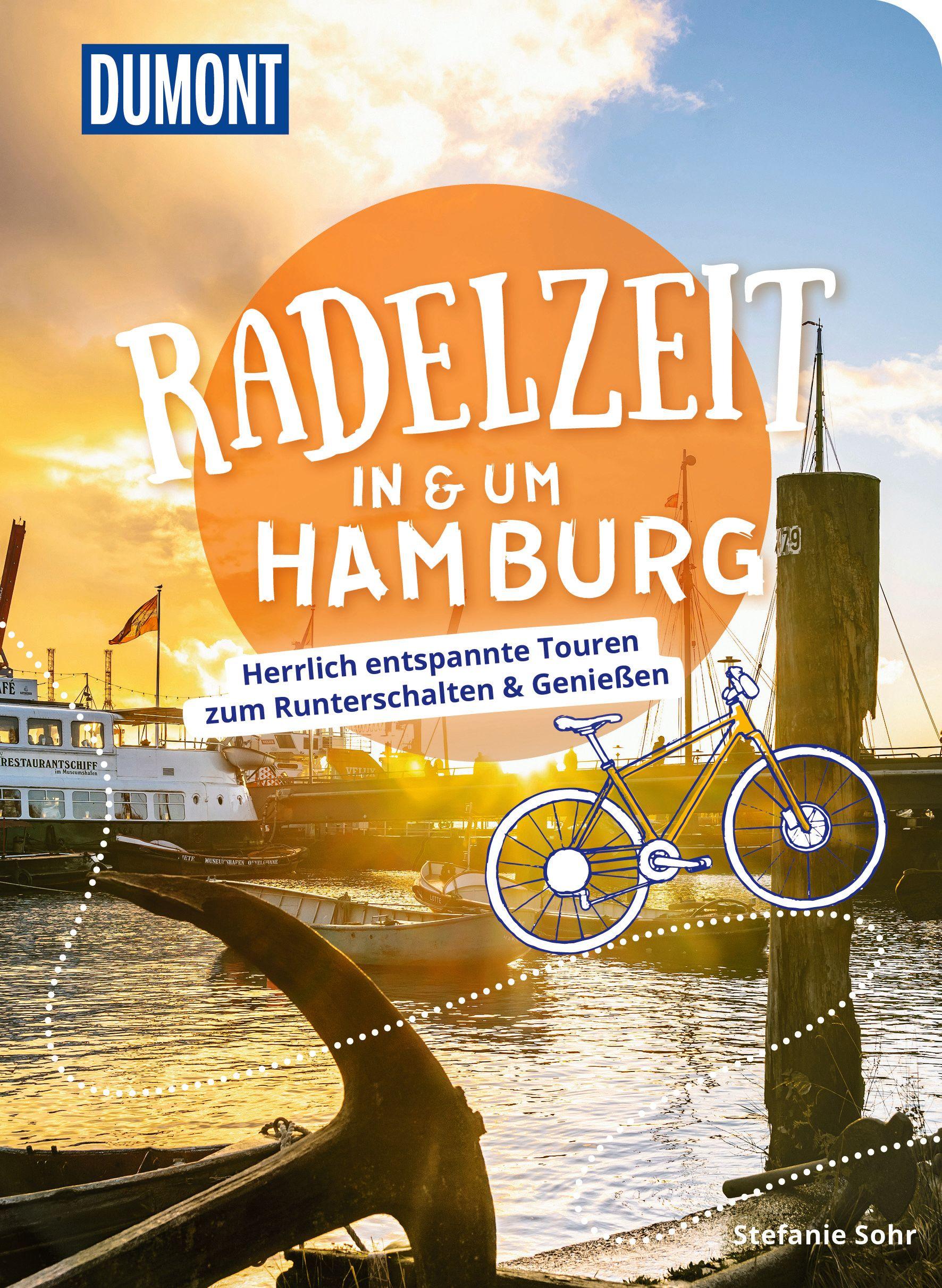 Vorderes Coverbild DUMONT Radelzeit in und um Hamburg