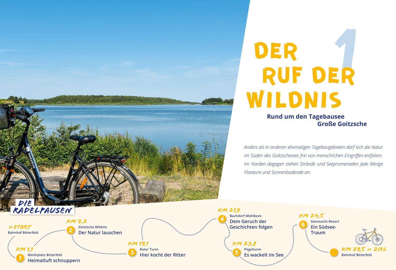 Beispielinhalt (Bild) DUMONT Radelzeit in und um Leipzig