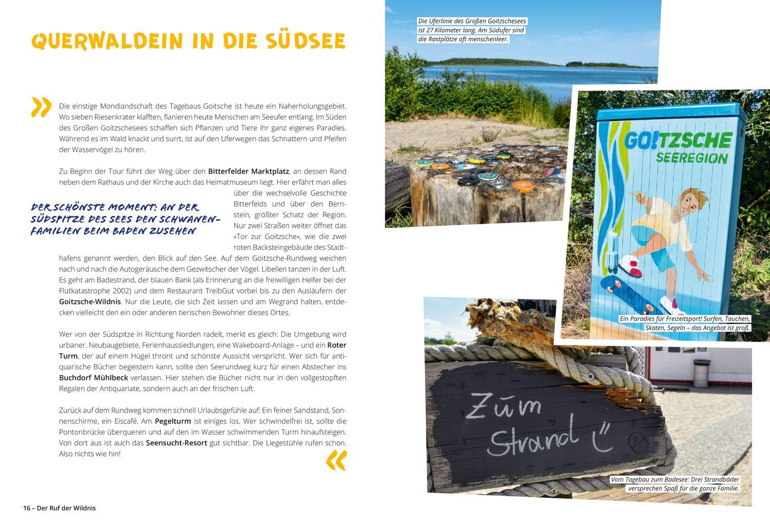 Beispielinhalt (Bild) DUMONT Radelzeit in und um Leipzig