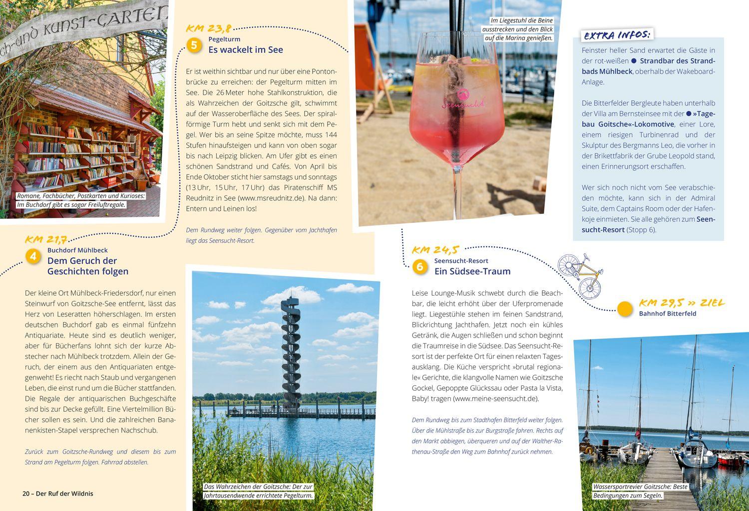 Beispielinhalt (Bild) DUMONT Radelzeit in und um Leipzig