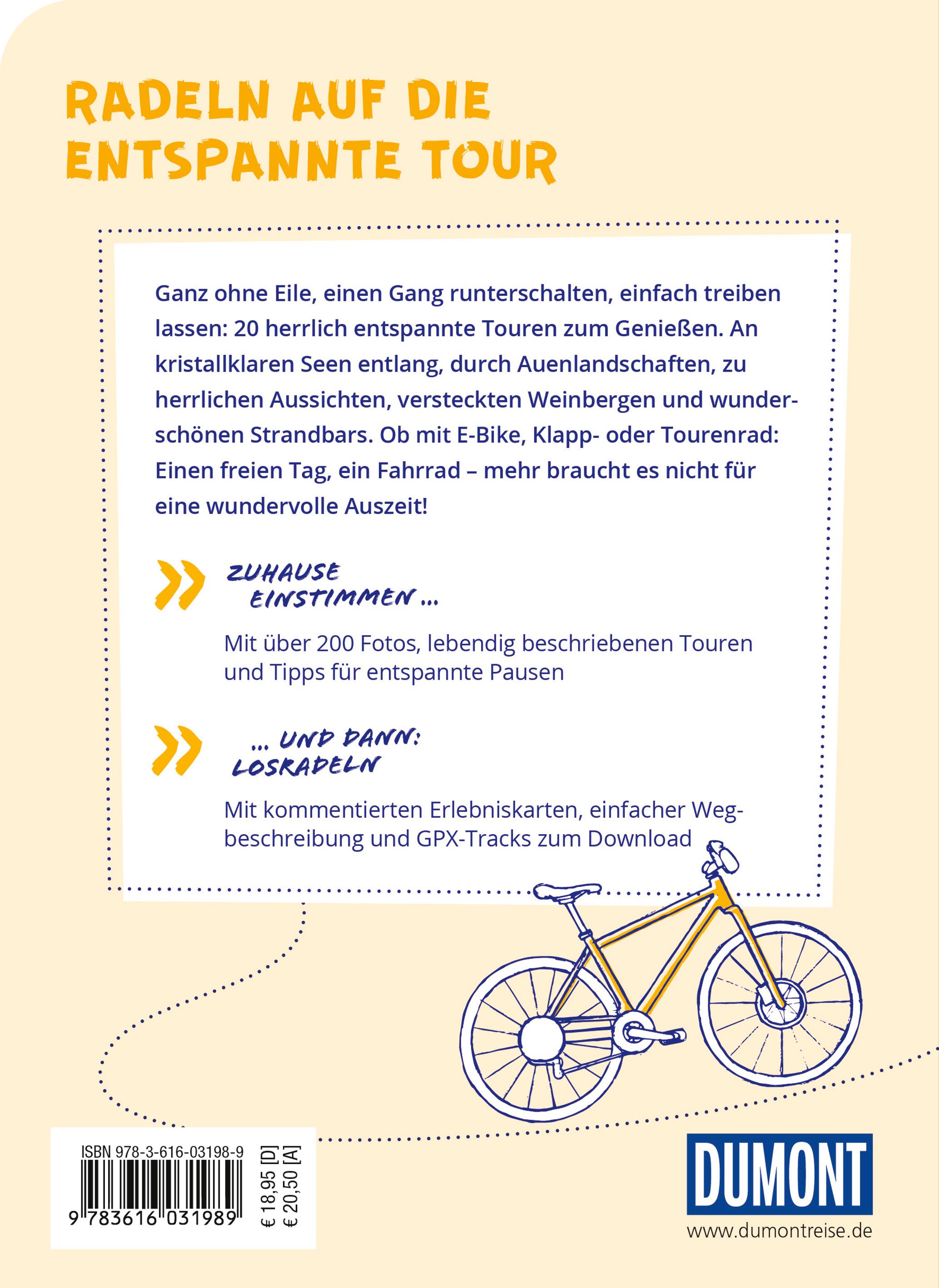 Rückseitencover DUMONT Radelzeit in und um Leipzig