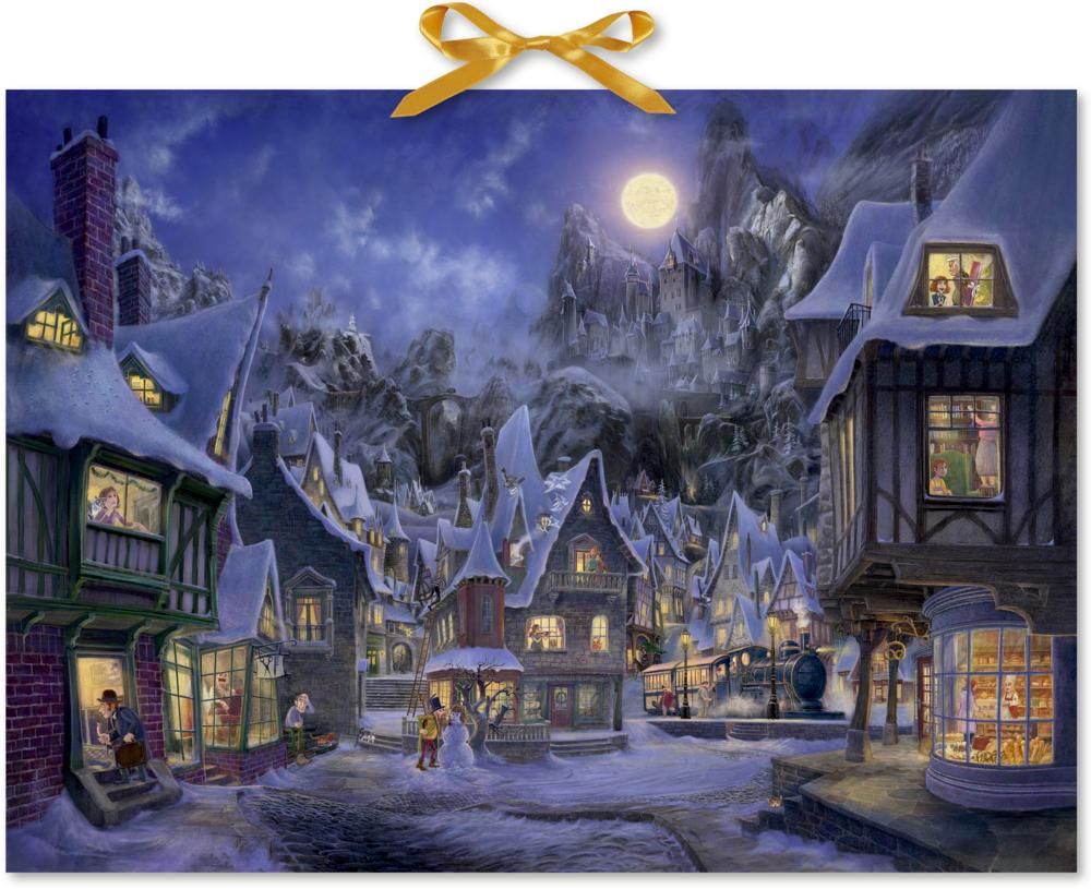 Vorderes Coverbild Wand-Adventskalender - Magisches Weihnachtsdorf