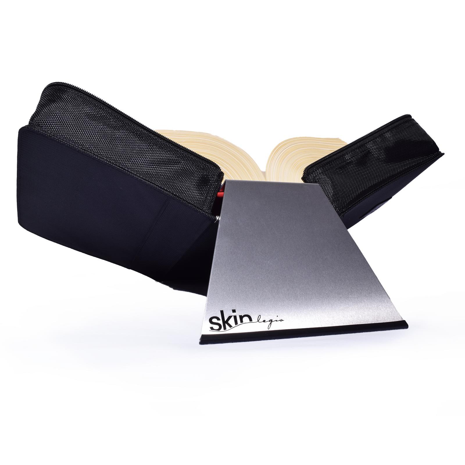 Beispielinhalt (Bild) SKIN Tasche BASIC Gr. XL (Habersack) onyx-schwarz / mit Tragegurt & Buchstütze