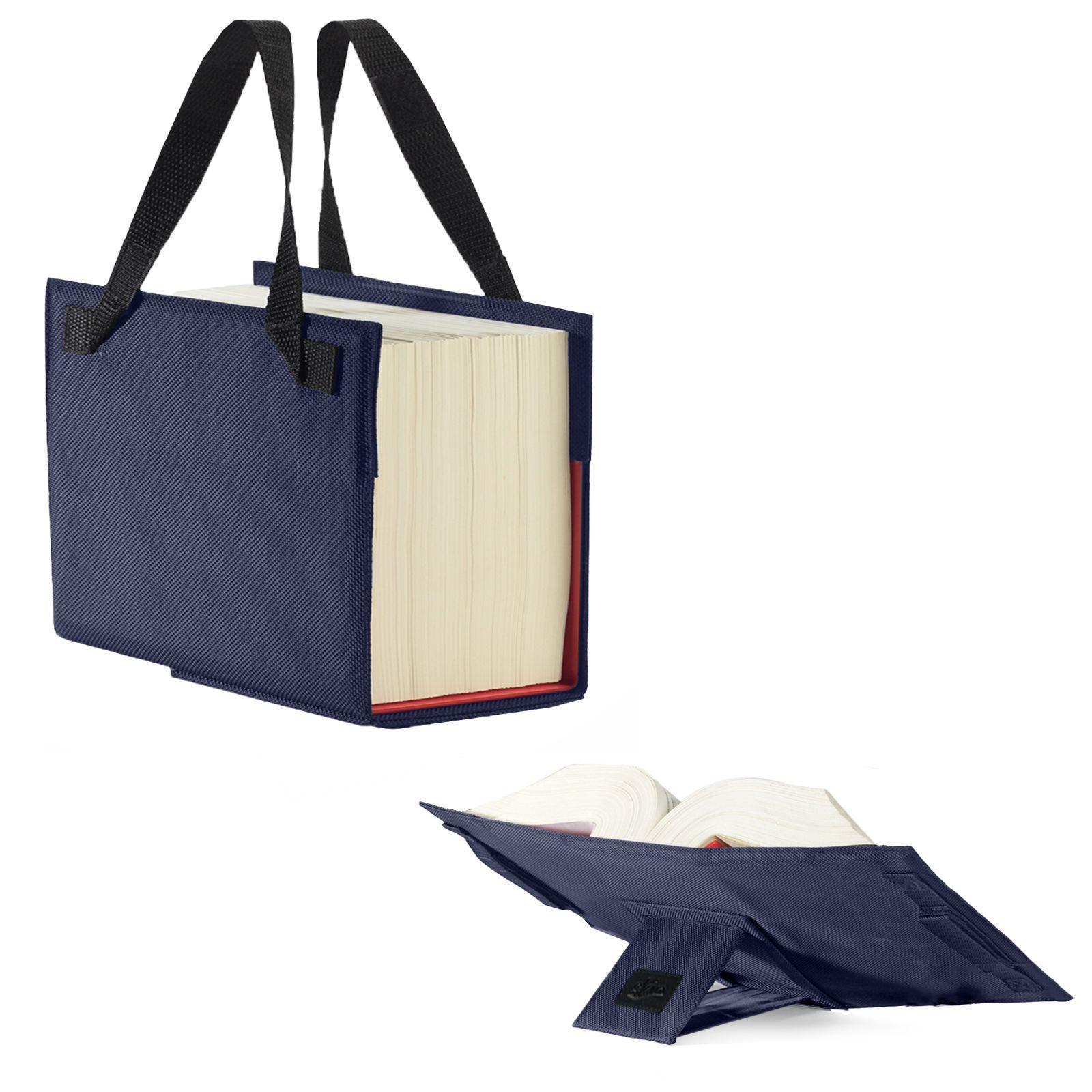 Vorderes Coverbild SKIN Einband LEXSKIN Gr. XL (Habersack) marine-blau / mit ausklappbarer Buchstütze