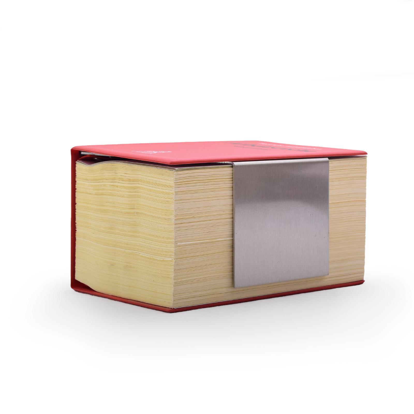 Beispielinhalt (Bild) SKIN Buchstütze LEGIS Gr. XL (Habersack) mit rutschfester Gummikante