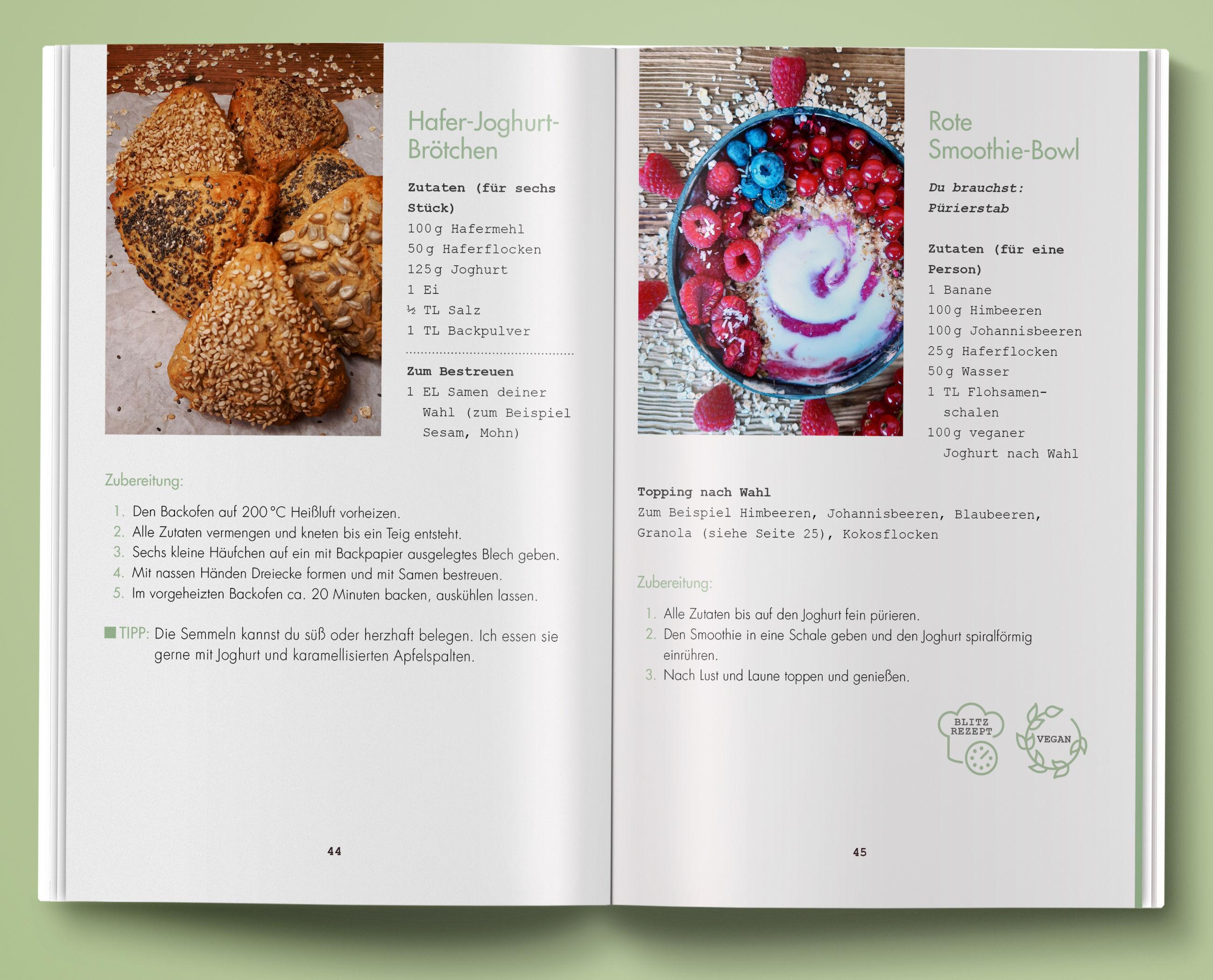 Beispielinhalt (Bild) Gesunde Sünden mit Hafer