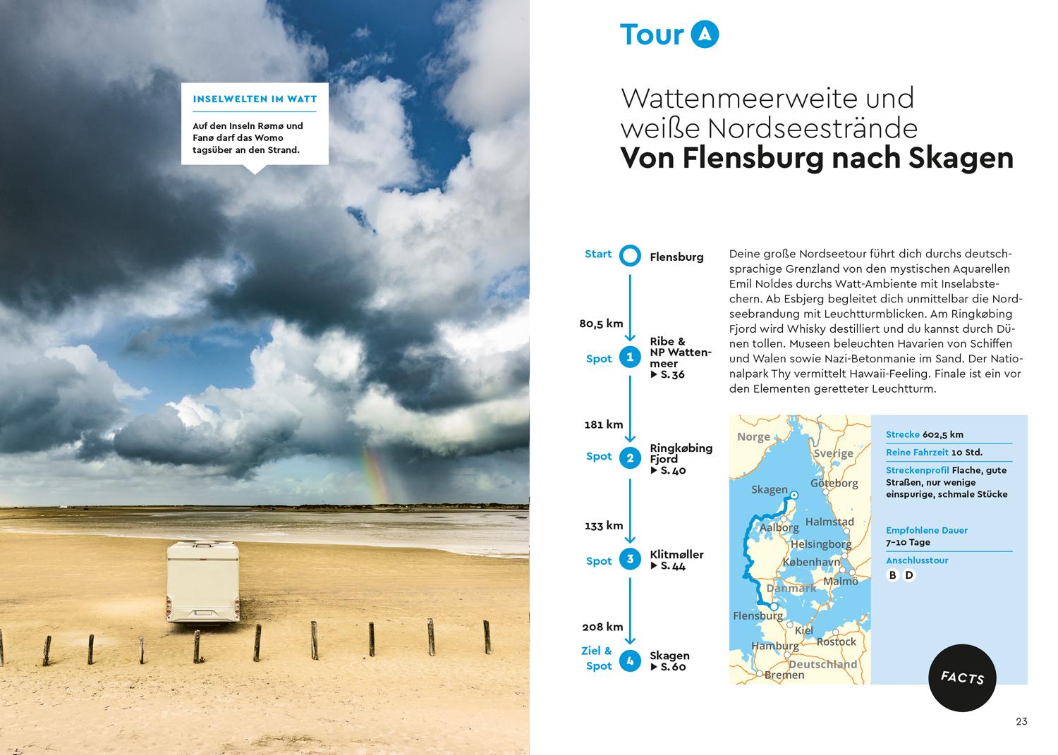 Beispielinhalt (Bild) MARCO POLO Camper Guide Dänemark