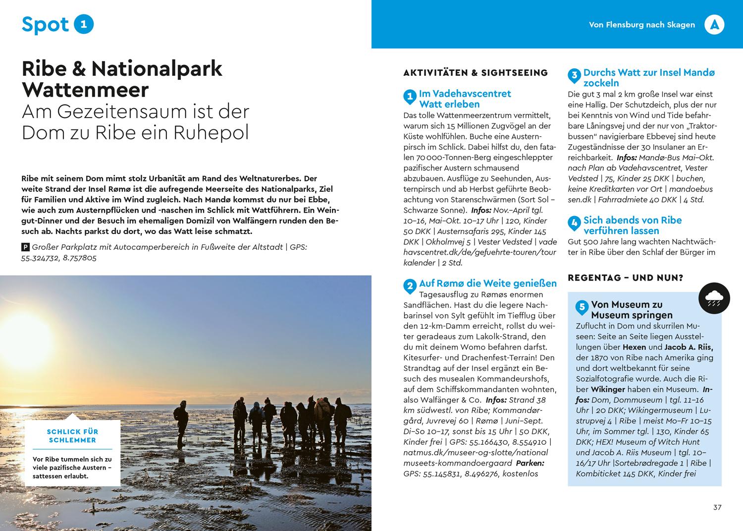 Beispielinhalt (Bild) MARCO POLO Camper Guide Dänemark