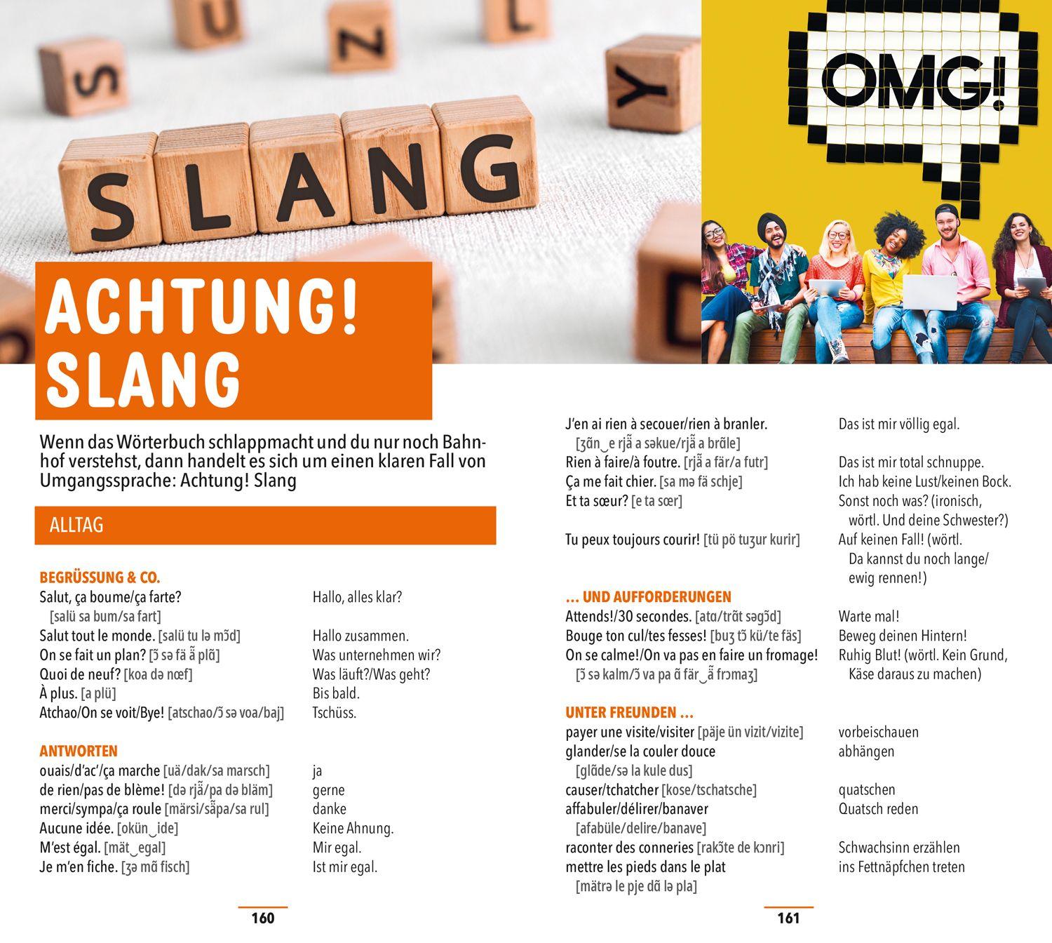 Beispielinhalt (Bild) MARCO POLO Sprachführer Französisch