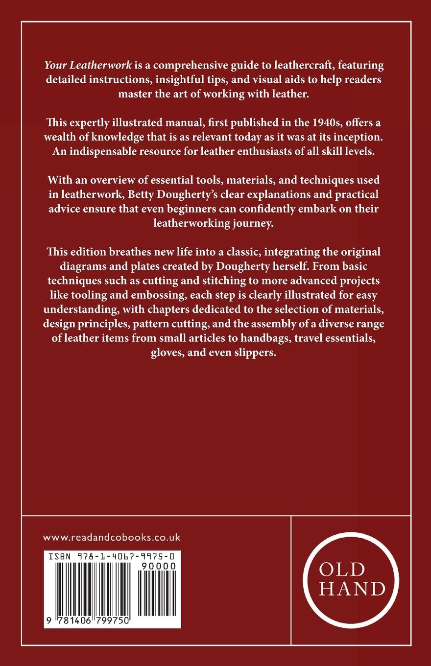 Rückseitencover Your Leatherwork - With Plates and Diagrams by the Author