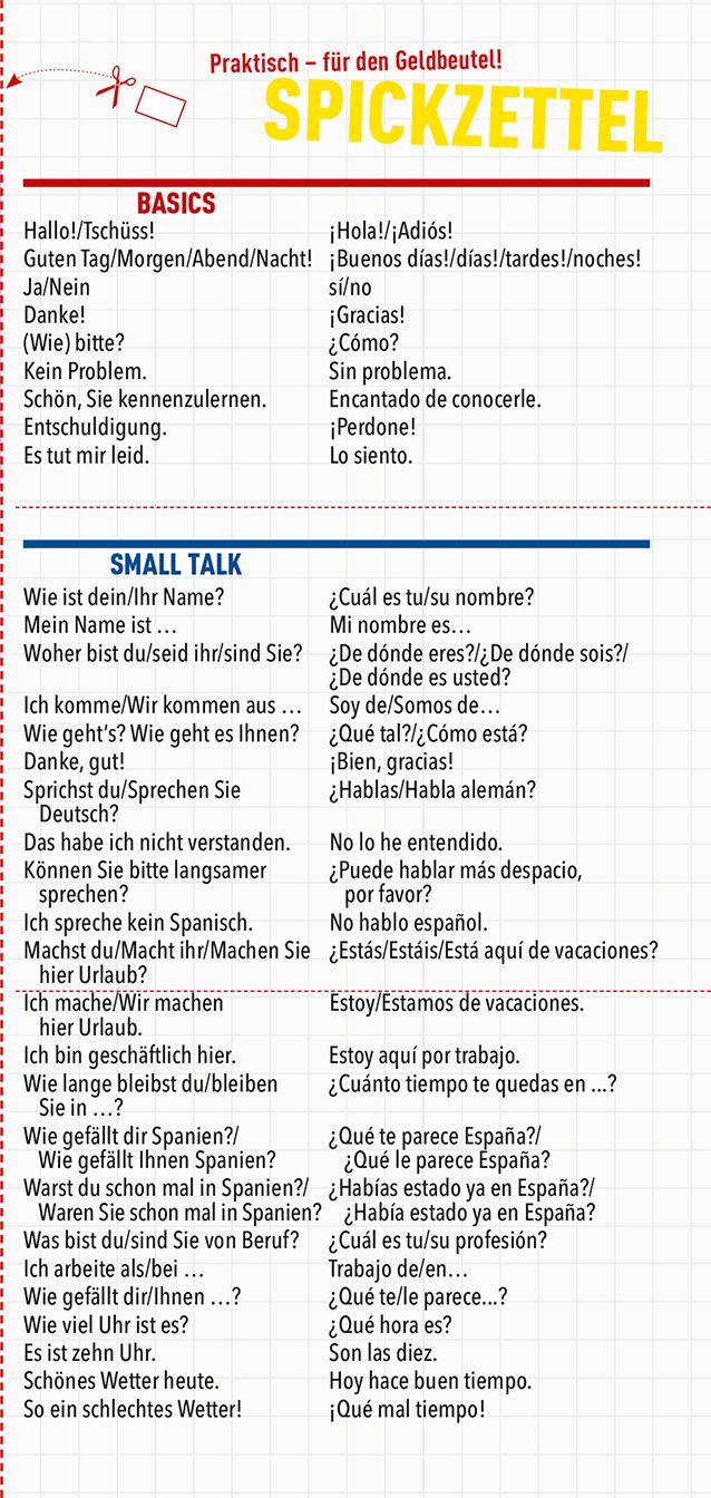 Beispielinhalt (Bild) MARCO POLO Sprachführer Spanisch