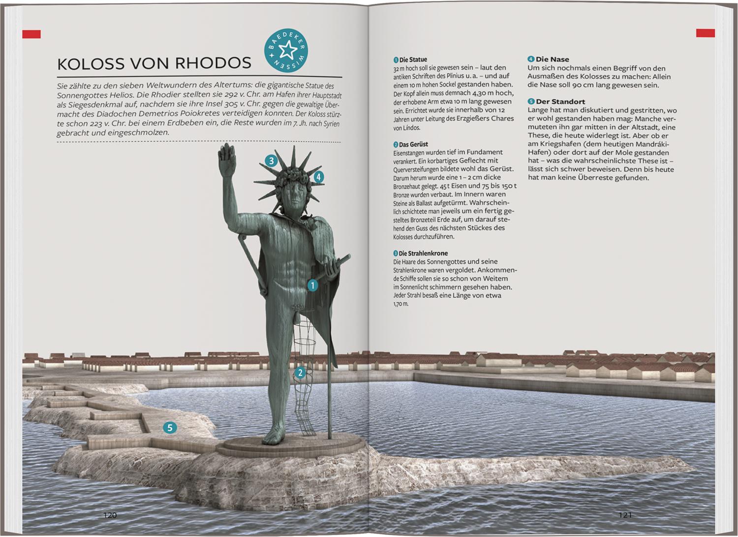 Beispielinhalt (Bild) Baedeker Reiseführer Rhodos
