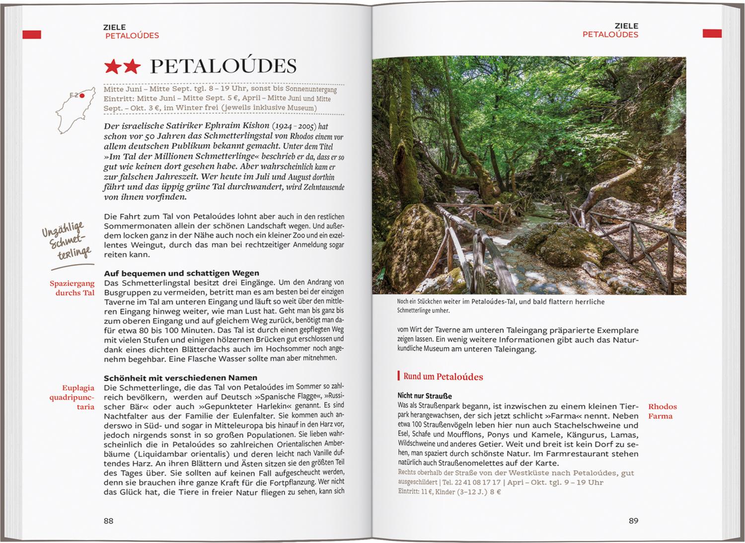Beispielinhalt (Bild) Baedeker Reiseführer Rhodos