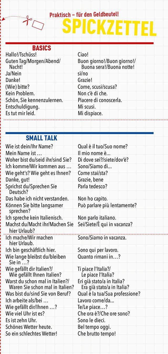 Beispielinhalt (Bild) MARCO POLO Sprachführer Italienisch