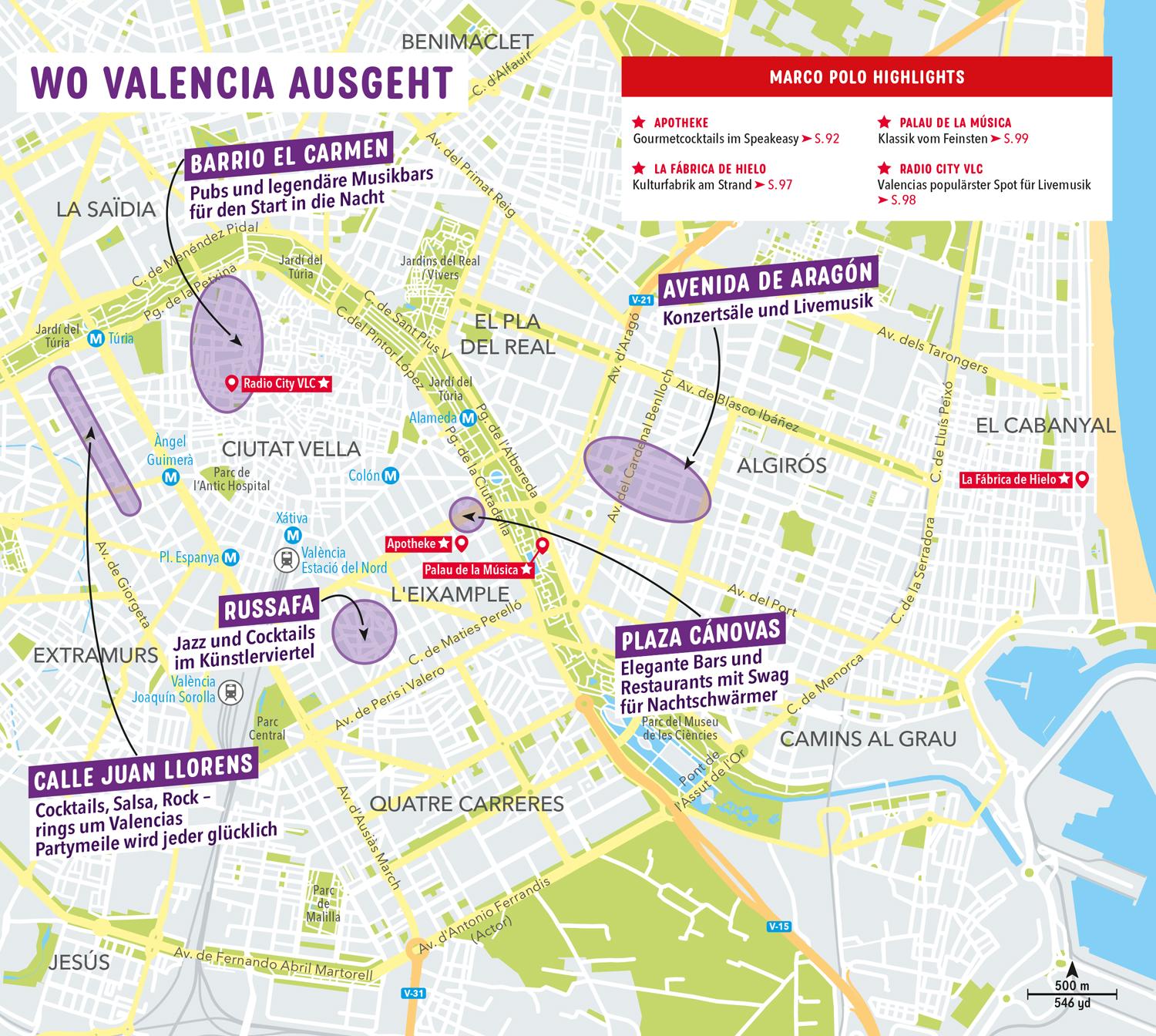 Beispielinhalt (Bild) MARCO POLO Reiseführer Valencia