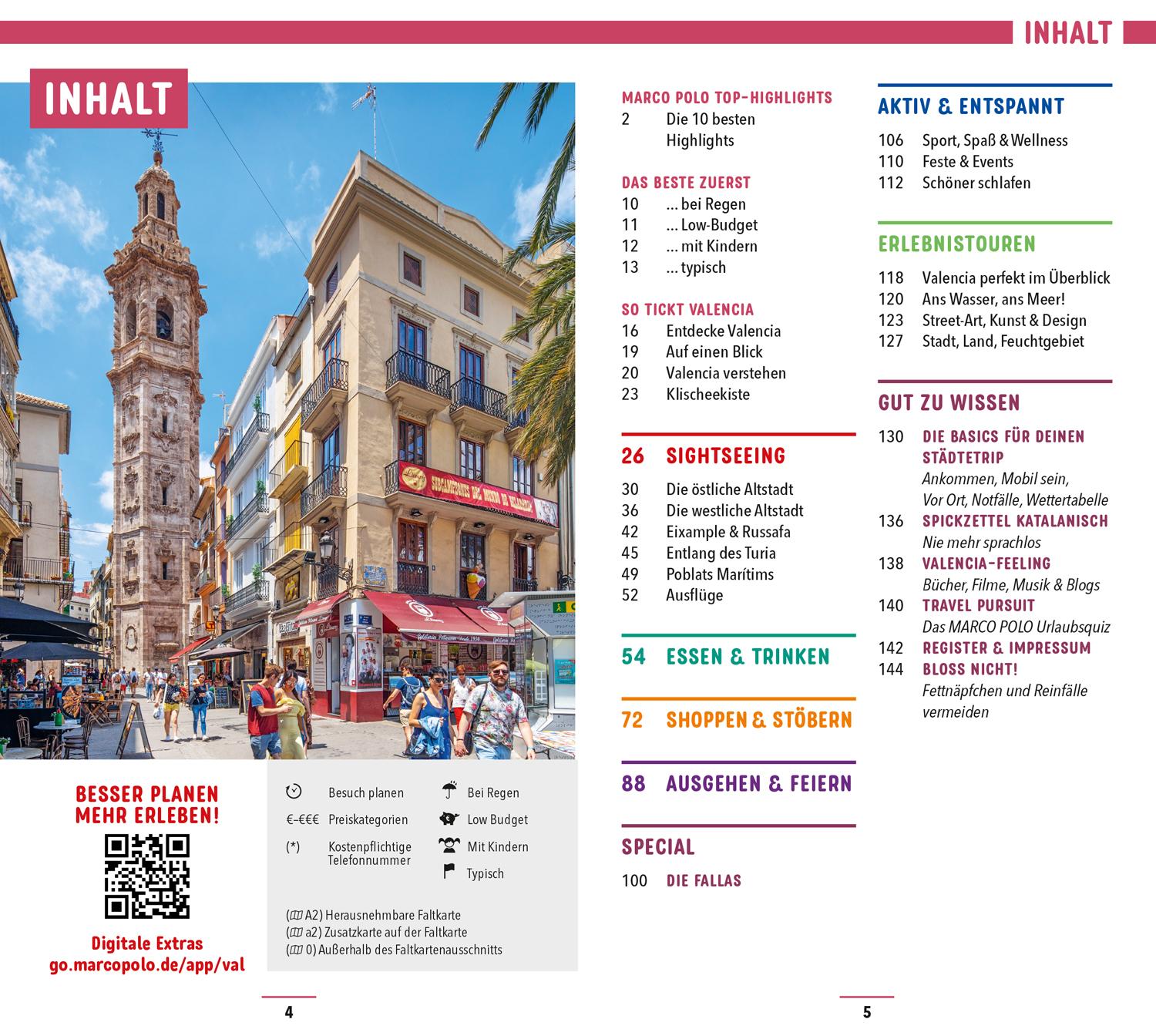 Beispielinhalt (Bild) MARCO POLO Reiseführer Valencia
