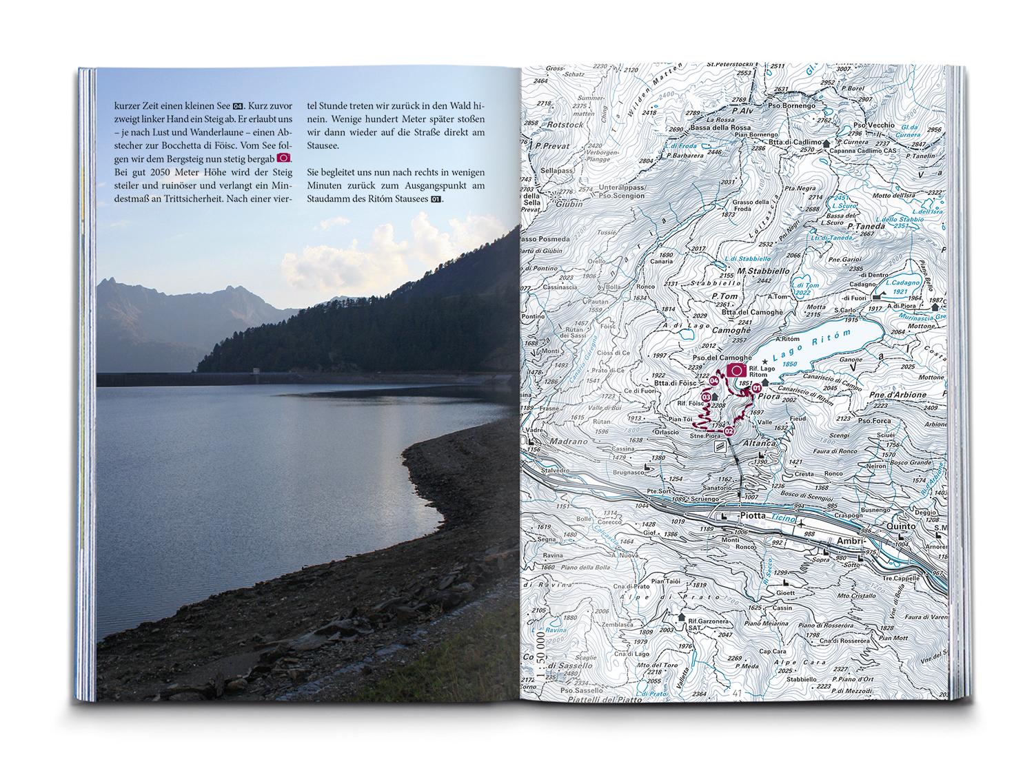 Beispielinhalt (Bild) KOMPASS Dein Augenblick Tessin