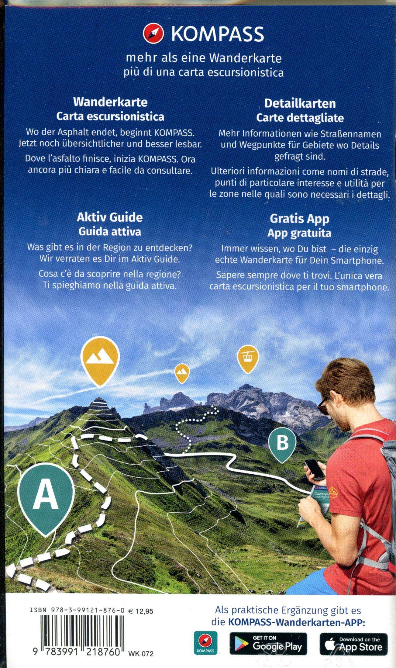 Beispielinhalt (Bild) KOMPASS Wanderkarte 072 Nationalpark Stilfser Joch / Parco Nazionale dello Stelvio 1:50.000