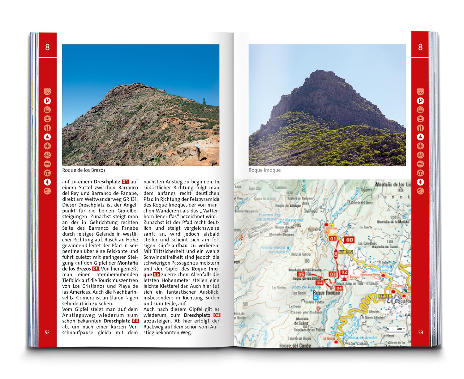 Beispielinhalt (Bild) KOMPASS Wanderführer Teneriffa, 80 Touren mit Extra-Tourenkarte