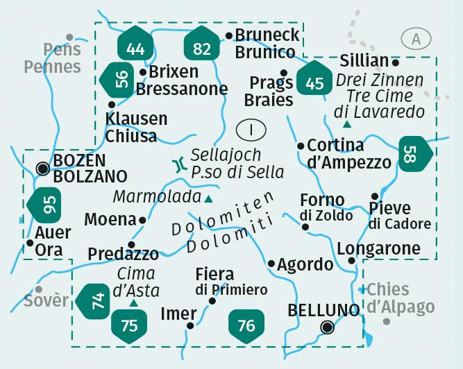 Beispielinhalt (Bild) KOMPASS Wanderkarte 026 Seefeld in Tirol, Leutasch 1:25.000