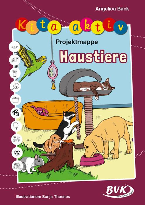 Vorderes Coverbild Kita aktiv Projektmappe Haustiere