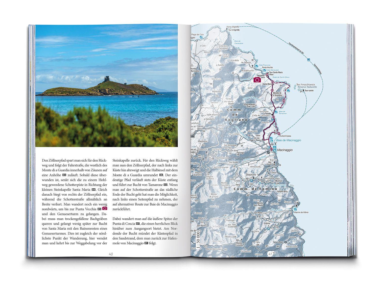 Beispielinhalt (Bild) KOMPASS Dein Augenblick Korsika