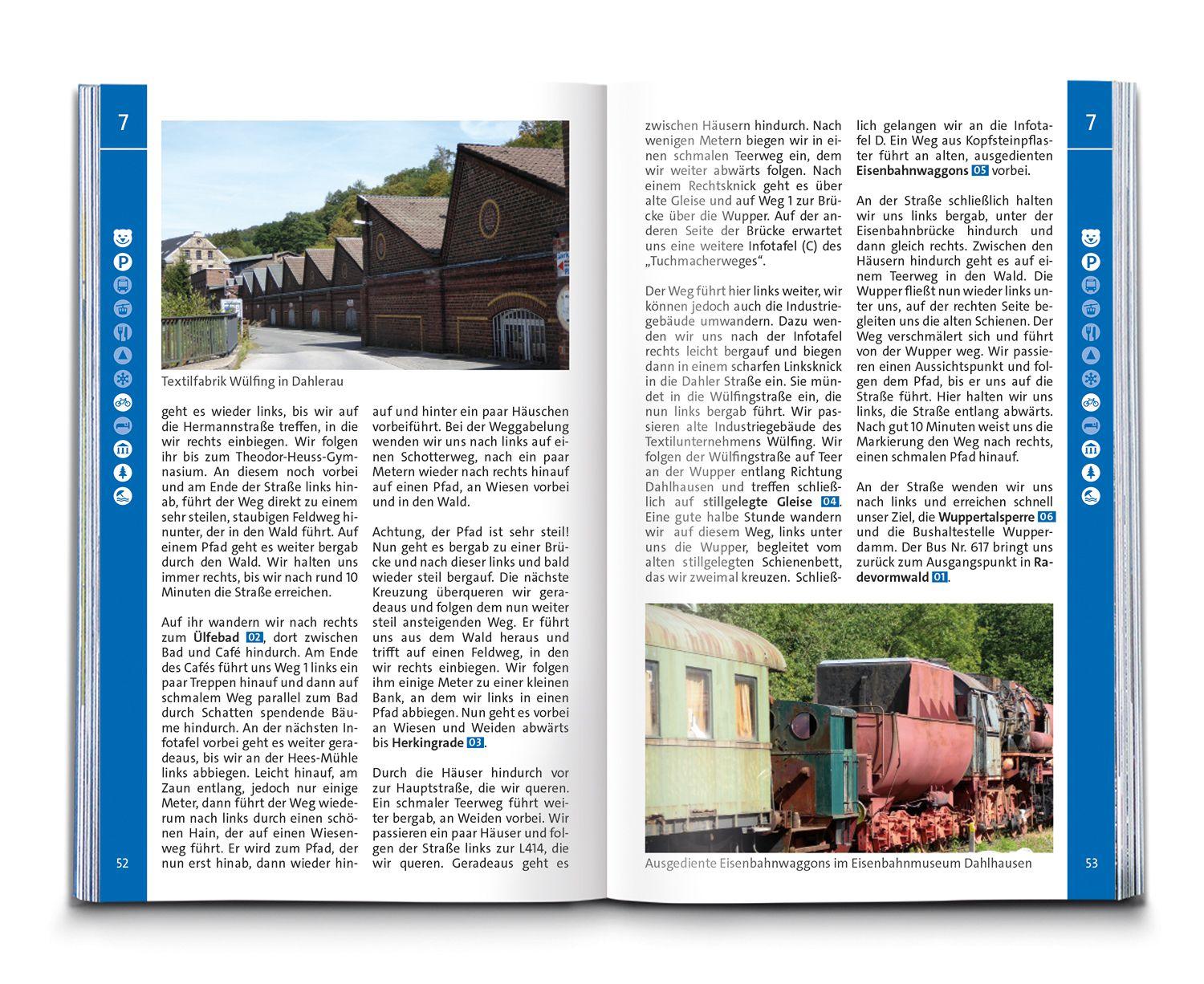 Beispielinhalt (Bild) KOMPASS Wanderführer Bergisches Land, Naturpark zwischen Rhein und Sauerland, 60 Touren mit Extra-Tourenkarte