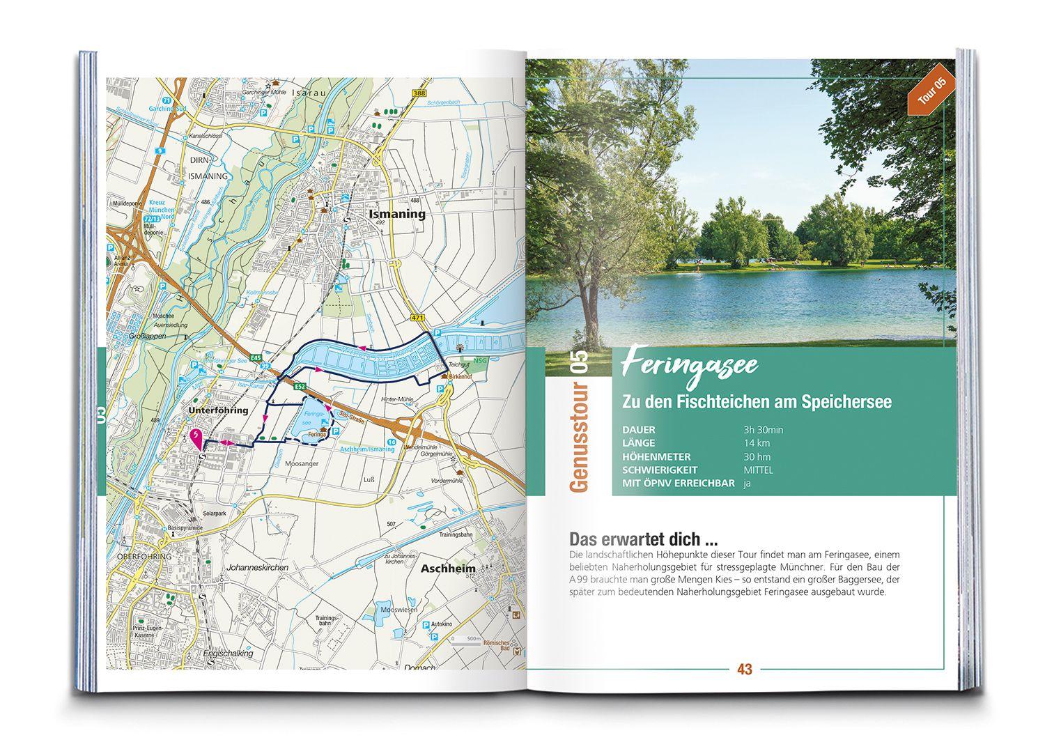 Beispielinhalt (Bild) KOMPASS Endlich Erfrischung - Seen rund um München