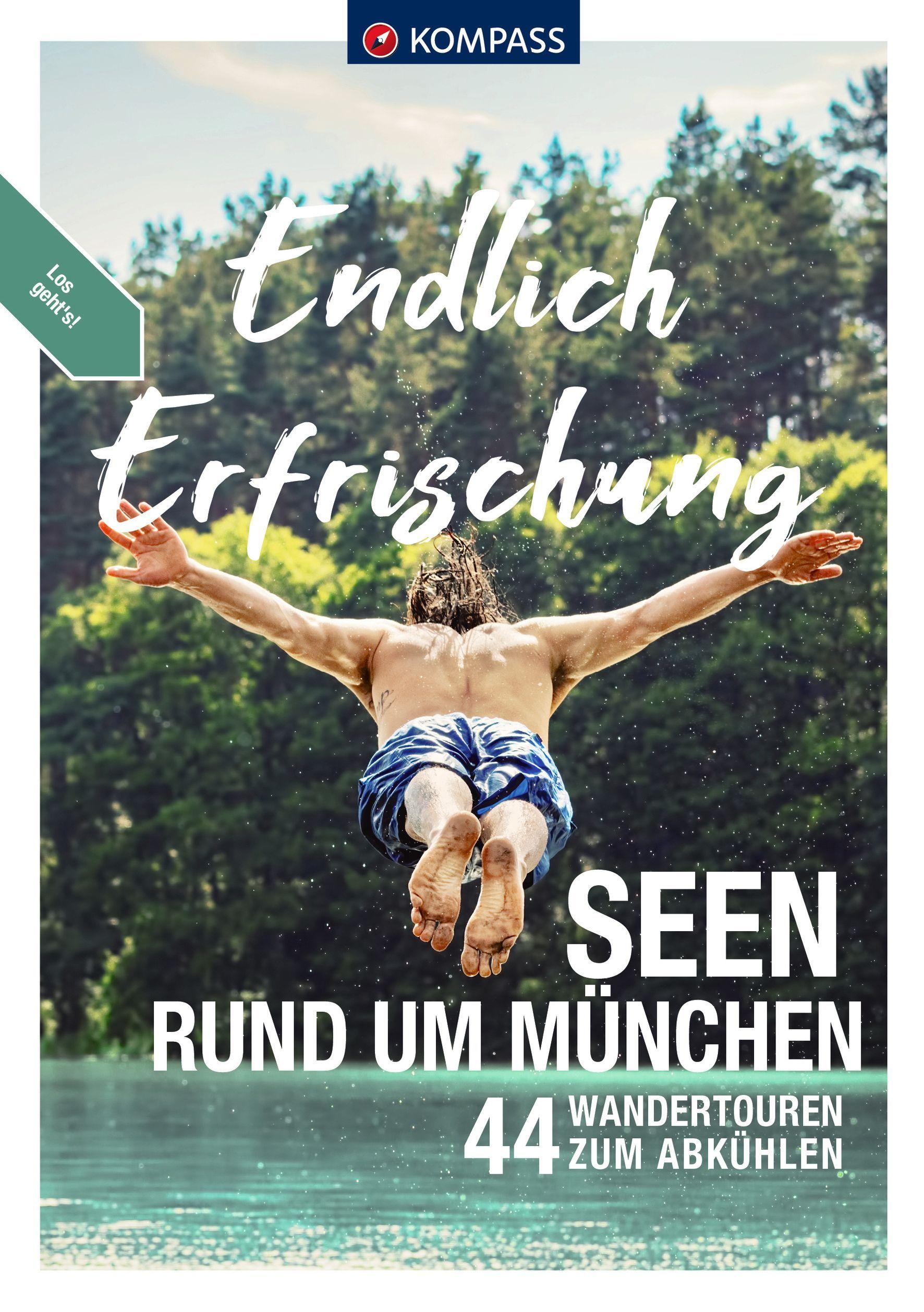 Vorderes Coverbild KOMPASS Endlich Erfrischung - Seen rund um München