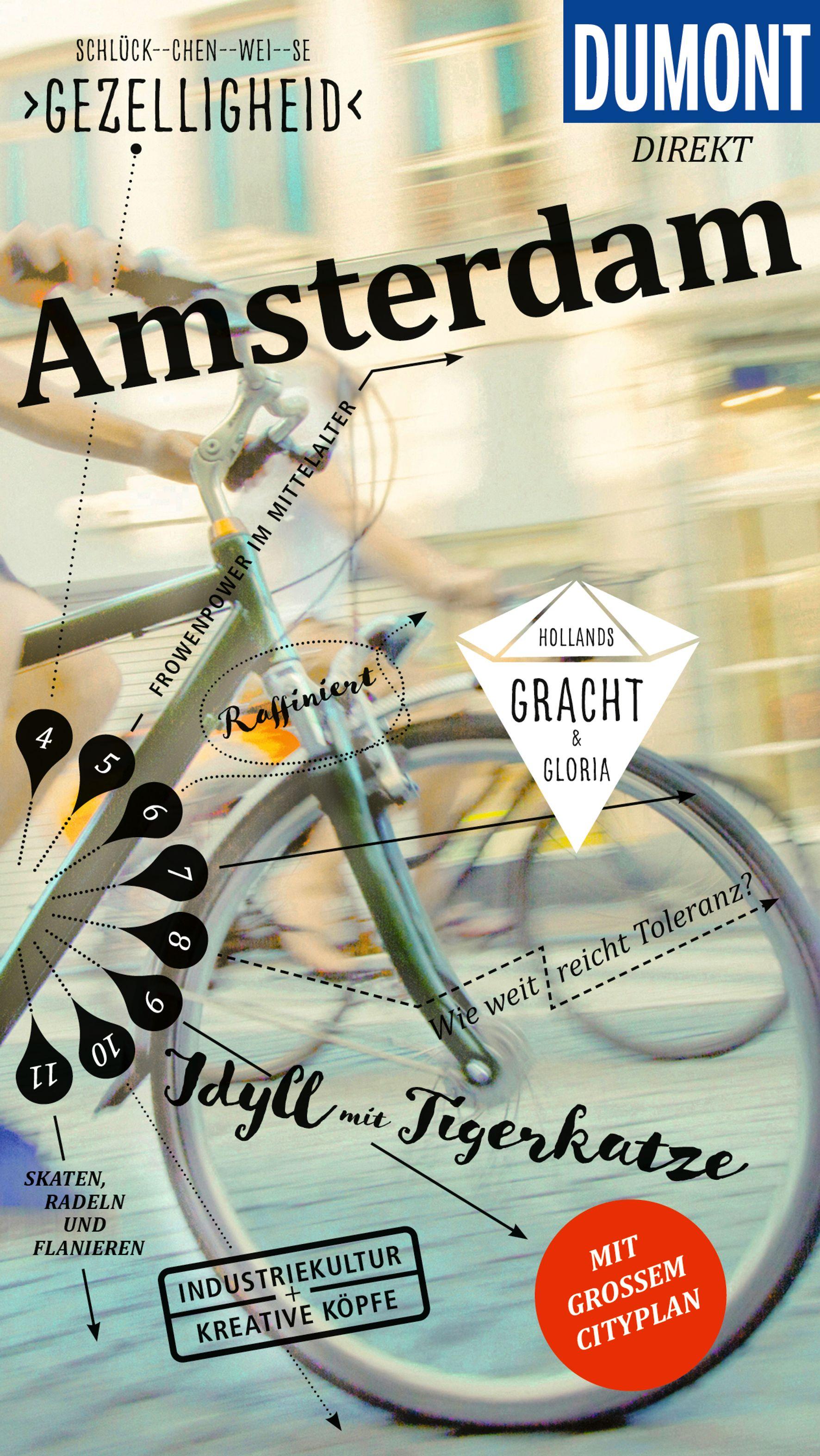 Vorderes Coverbild DUMONT direkt Reiseführer Amsterdam