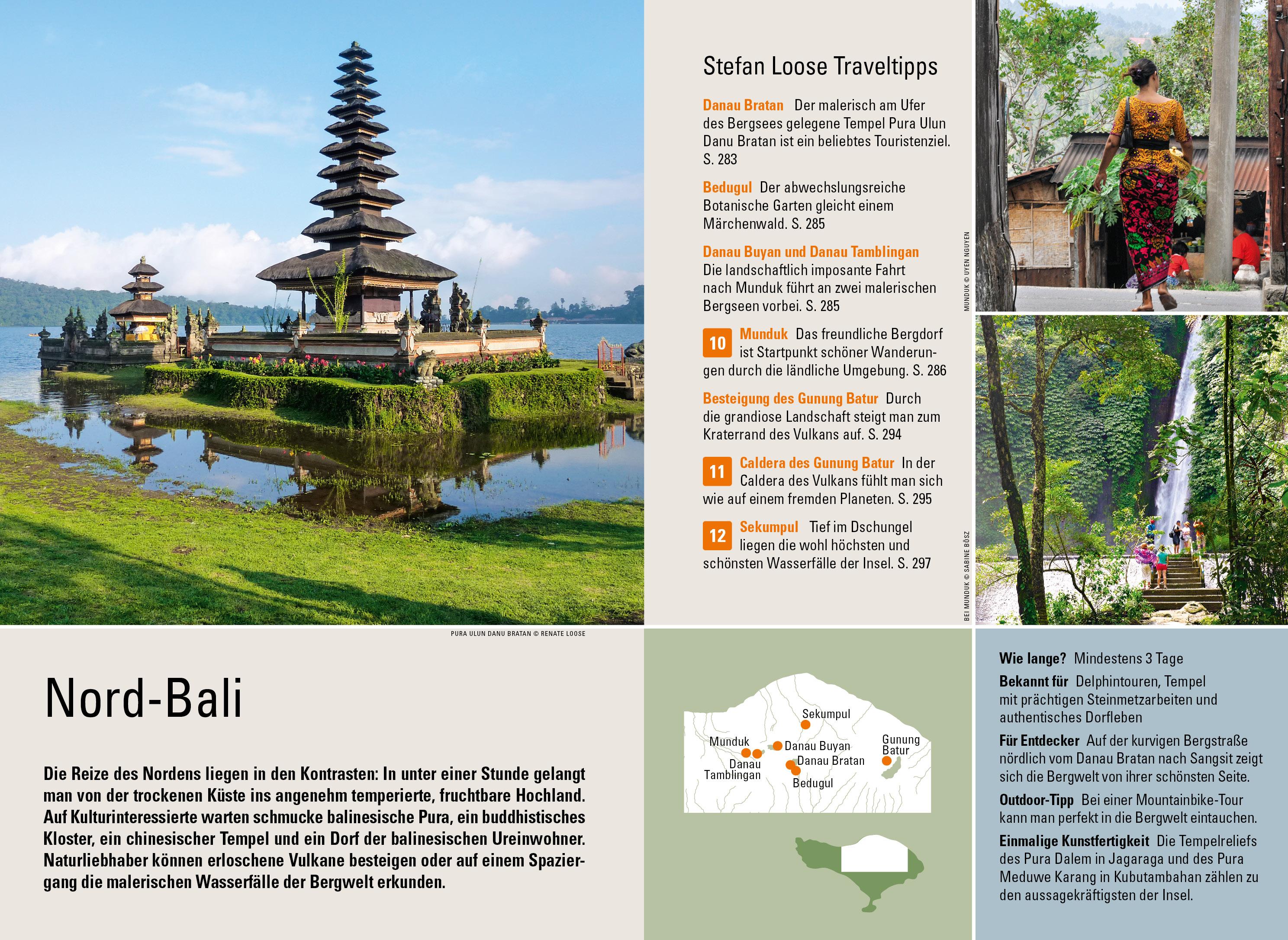 Beispielinhalt (Bild) Stefan Loose Reiseführer Bali, Lombok
