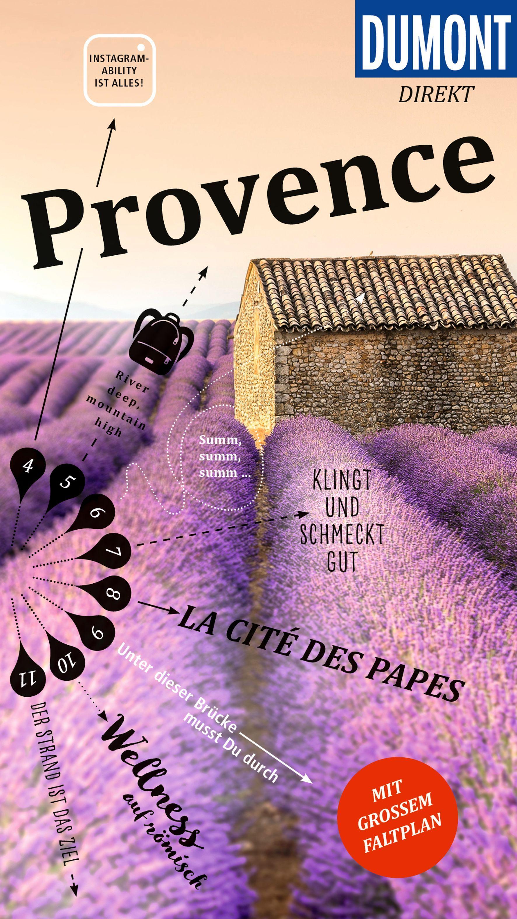Vorderes Coverbild DUMONT direkt Reiseführer Provence