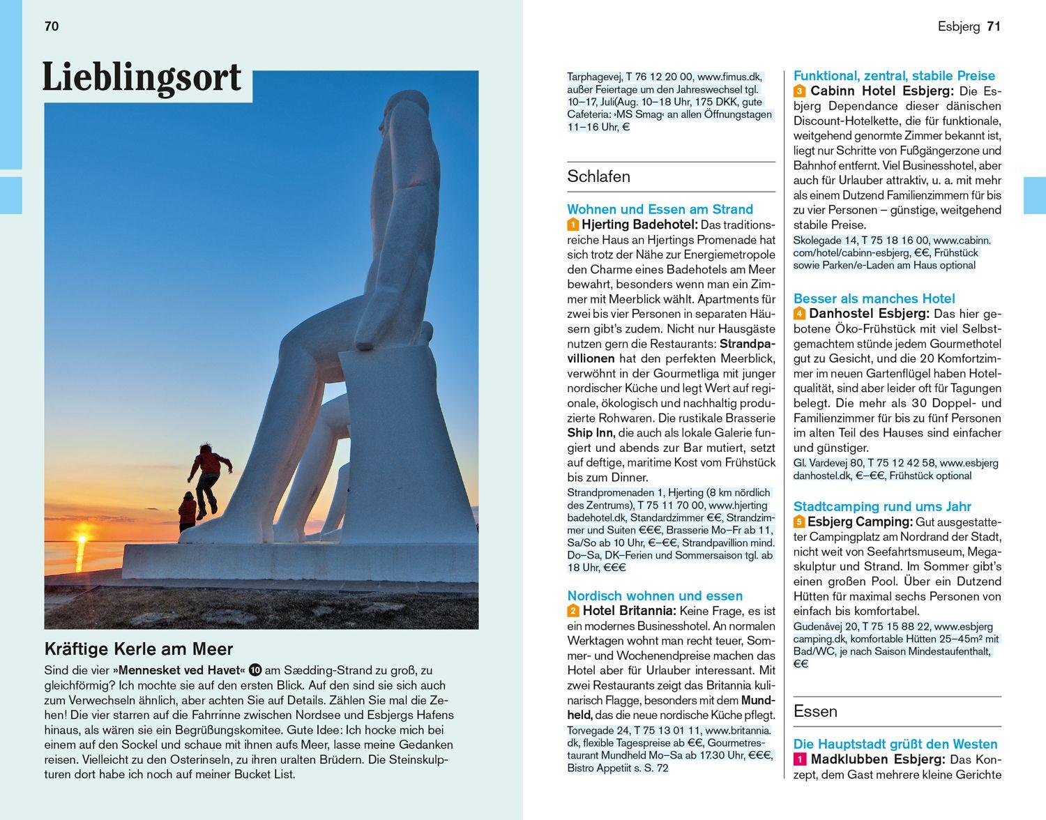 Beispielinhalt (Bild) DUMONT Reise-Taschenbuch Reiseführer Dänemark Nordseeküste