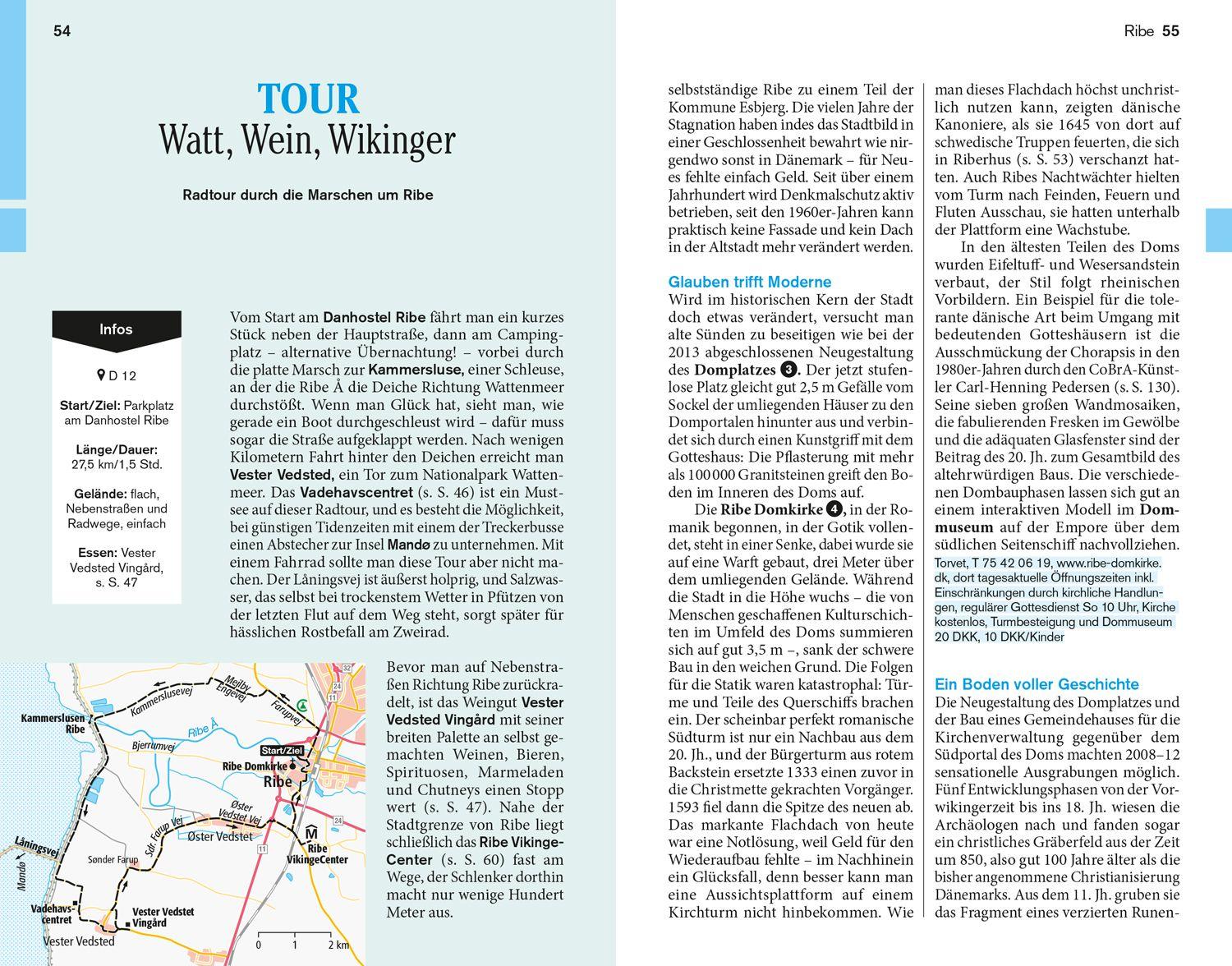 Beispielinhalt (Bild) DUMONT Reise-Taschenbuch Reiseführer Dänemark Nordseeküste