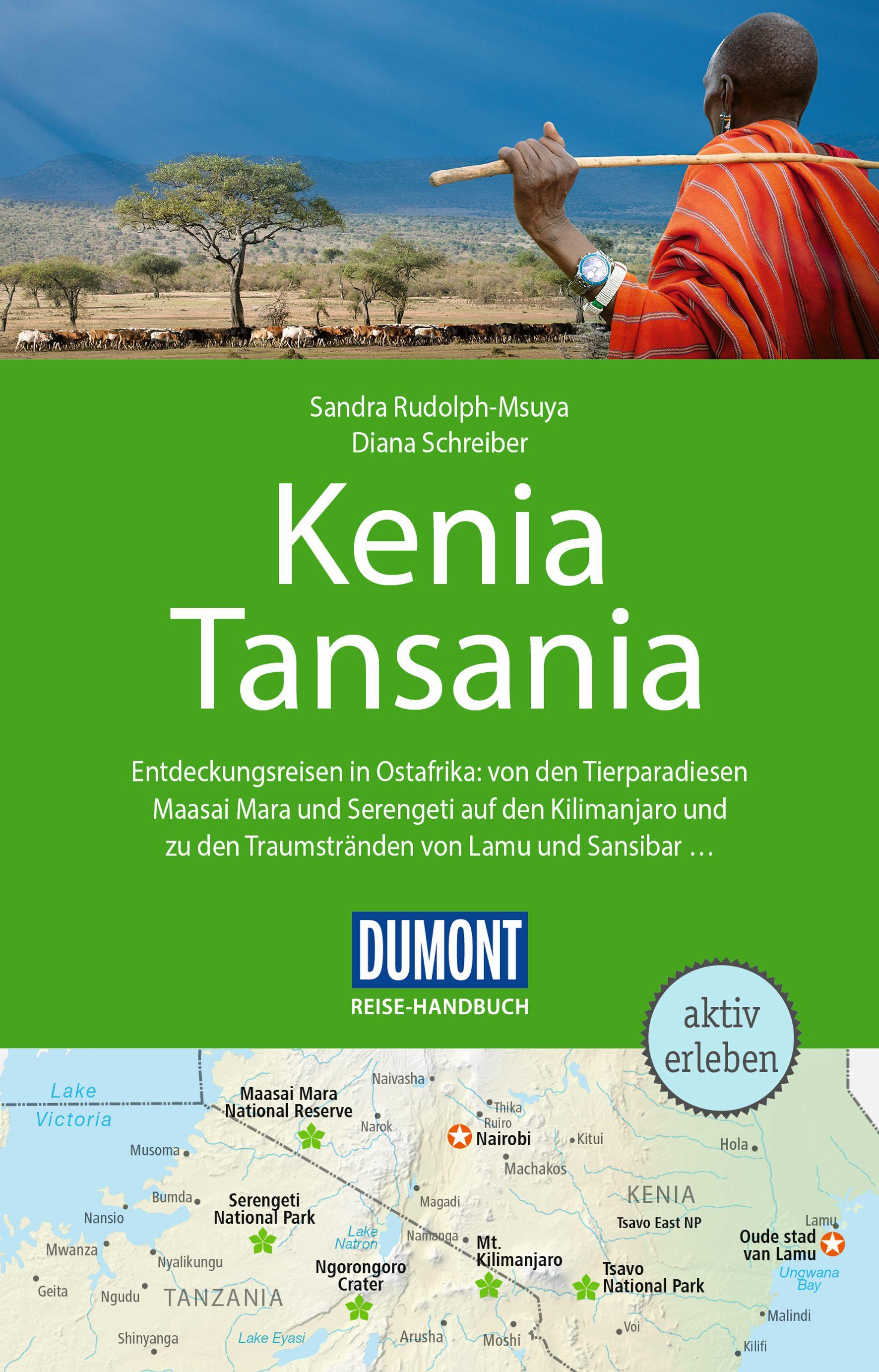 Vorderes Coverbild DUMONT Reise-Handbuch Reiseführer Kenia, Tansania