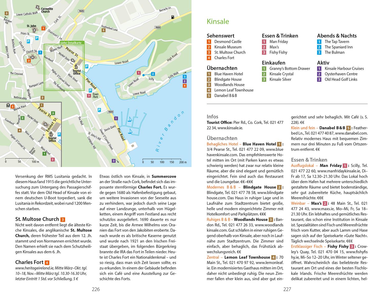 Beispielinhalt (Bild) DUMONT Reise-Handbuch Reiseführer Irland
