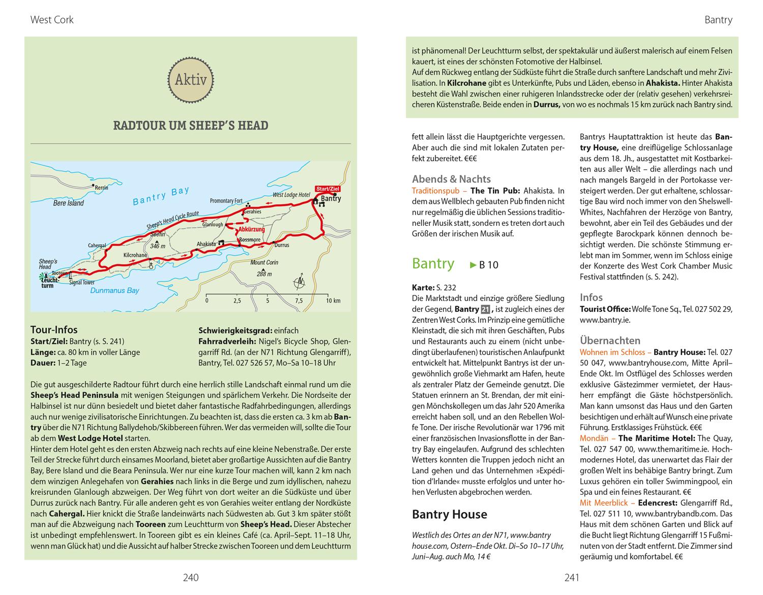 Beispielinhalt (Bild) DUMONT Reise-Handbuch Reiseführer Irland