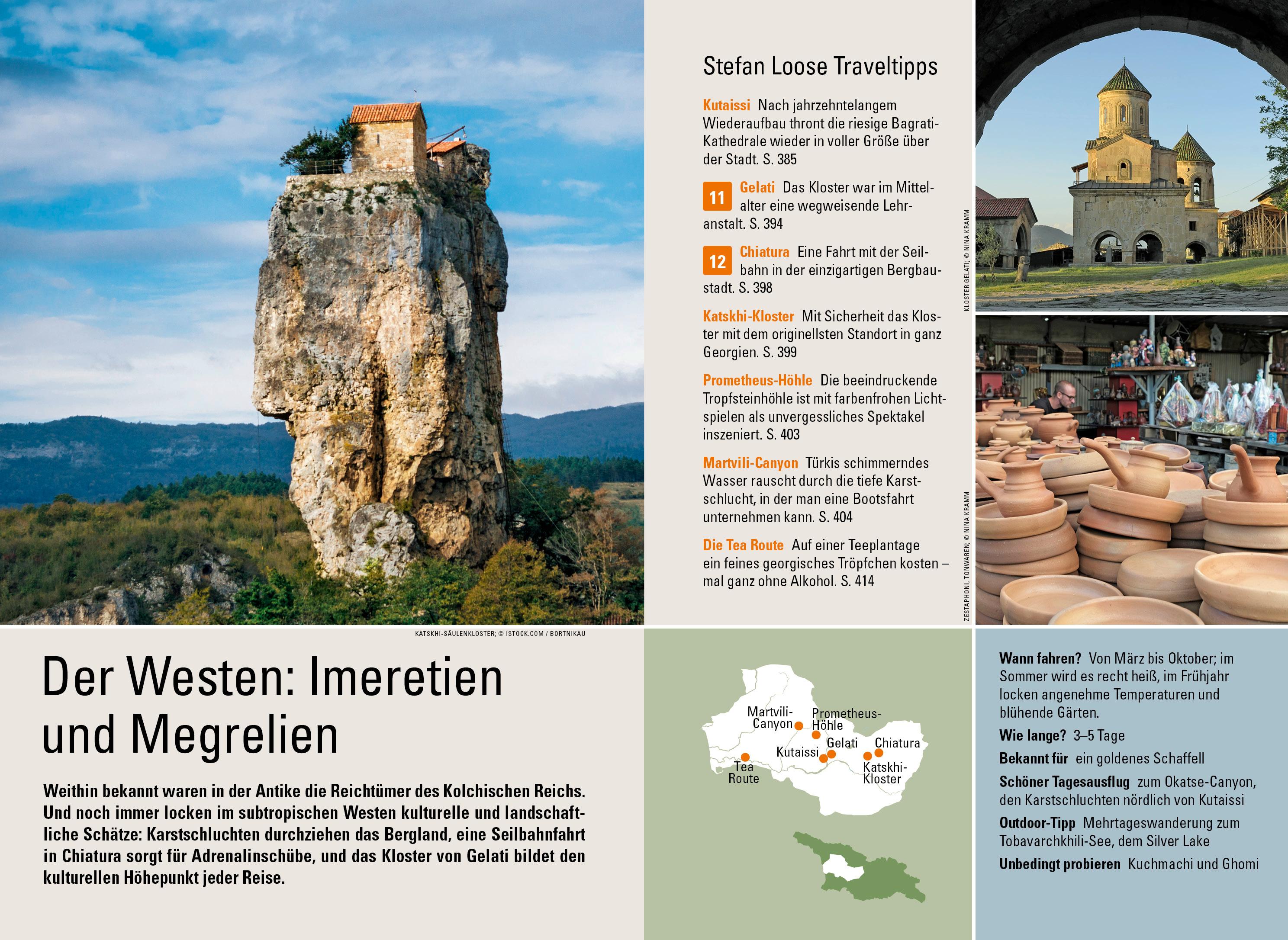 Beispielinhalt (Bild) Stefan Loose Reiseführer Georgien