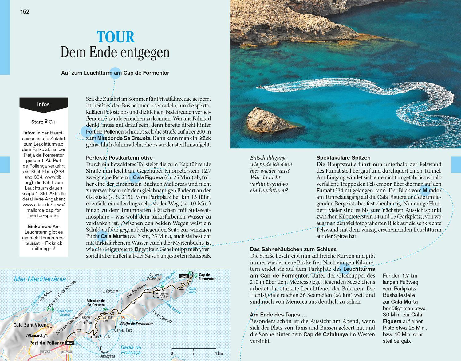 Beispielinhalt (Bild) DUMONT Reise-Taschenbuch Reiseführer Mallorca