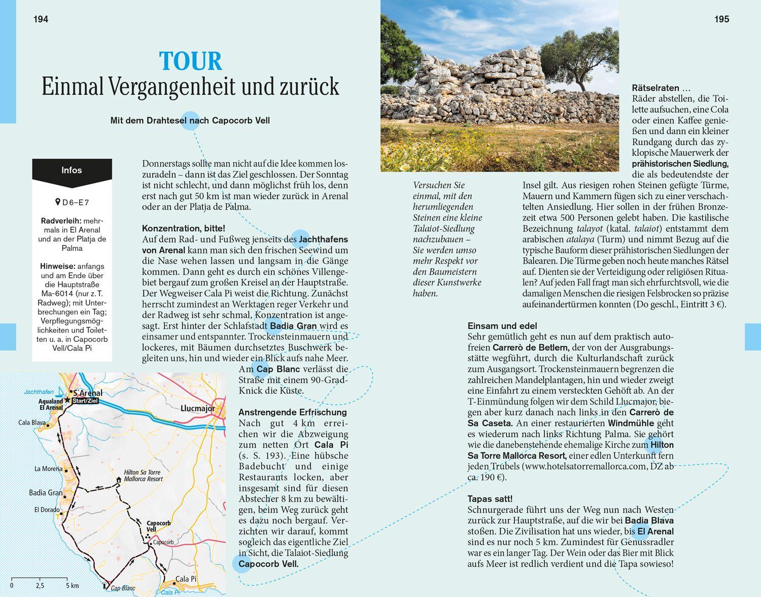 Beispielinhalt (Bild) DUMONT Reise-Taschenbuch Reiseführer Mallorca