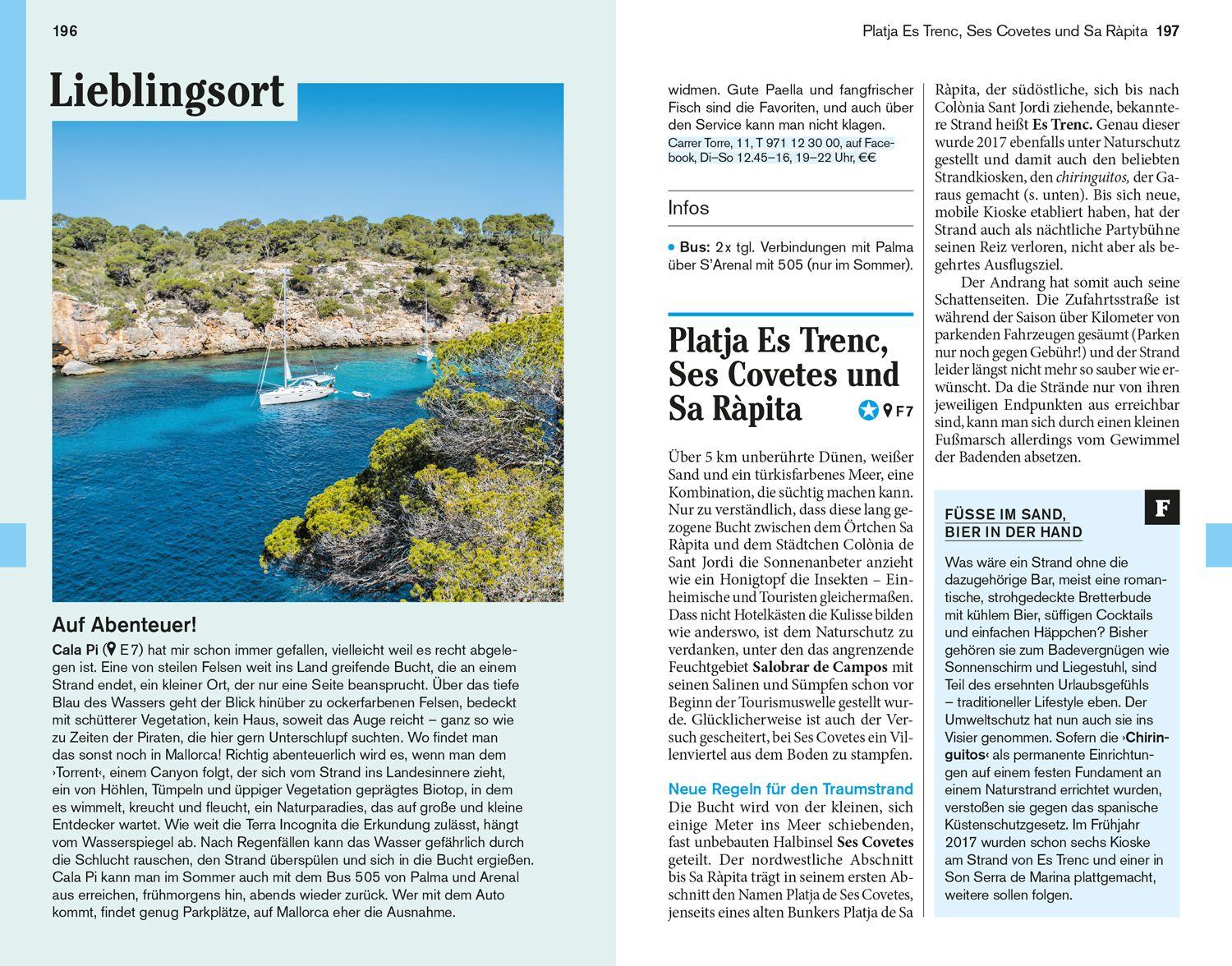 Beispielinhalt (Bild) DUMONT Reise-Taschenbuch Reiseführer Mallorca