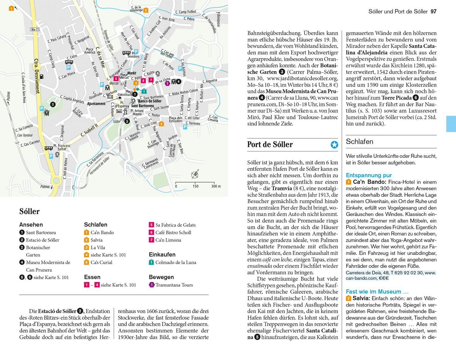 Beispielinhalt (Bild) DUMONT Reise-Taschenbuch Reiseführer Mallorca