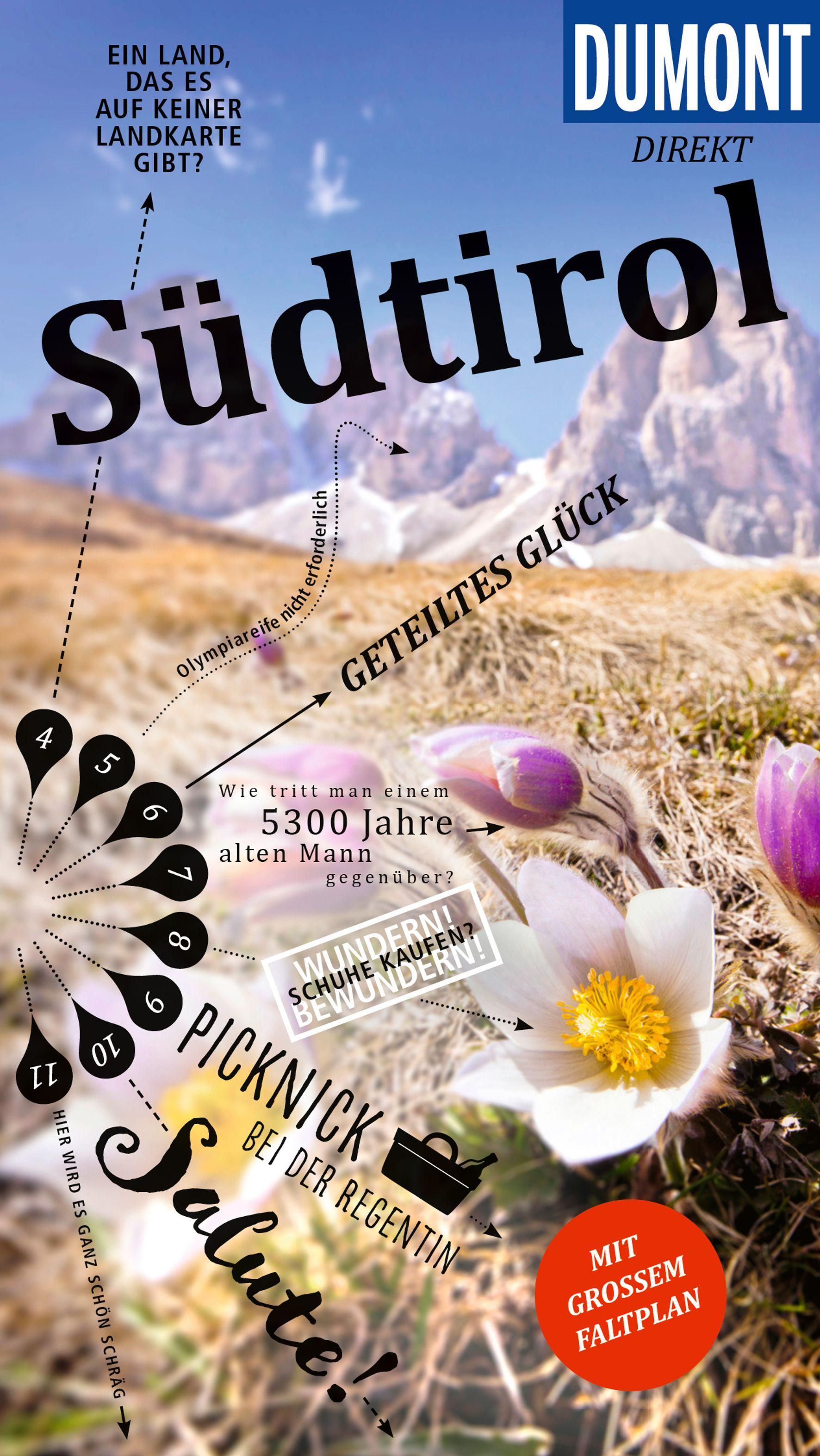 Vorderes Coverbild DUMONT direkt Reiseführer Südtirol